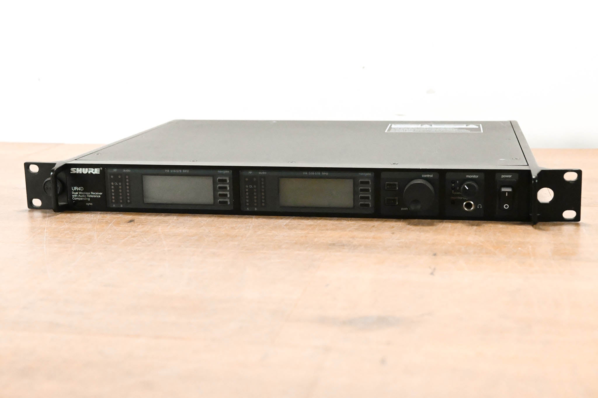 Shure UR4D Wireless Receiver w/ two UR1 Bodypack Transmitters - H4 Band