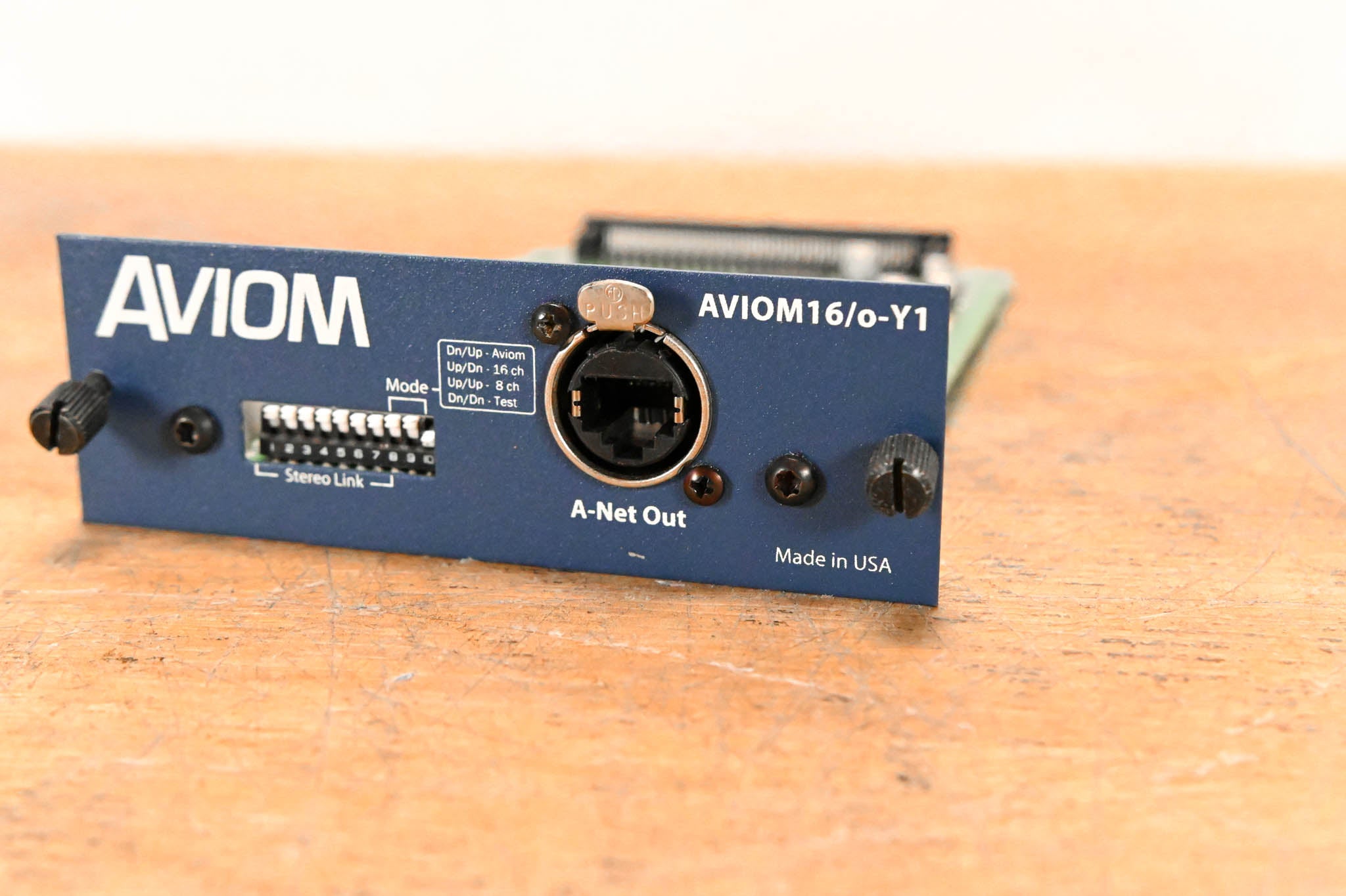 Aviom 16/o-Y1 A-Net Card for Yamaha Digital Products