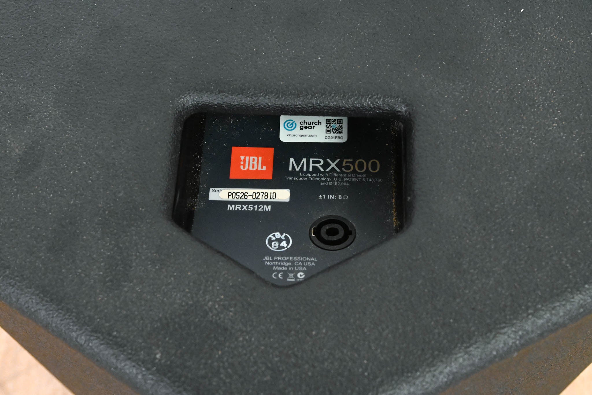 JBL MRX512M 12-inch Two-Way Passive Speaker / Stage Monitor