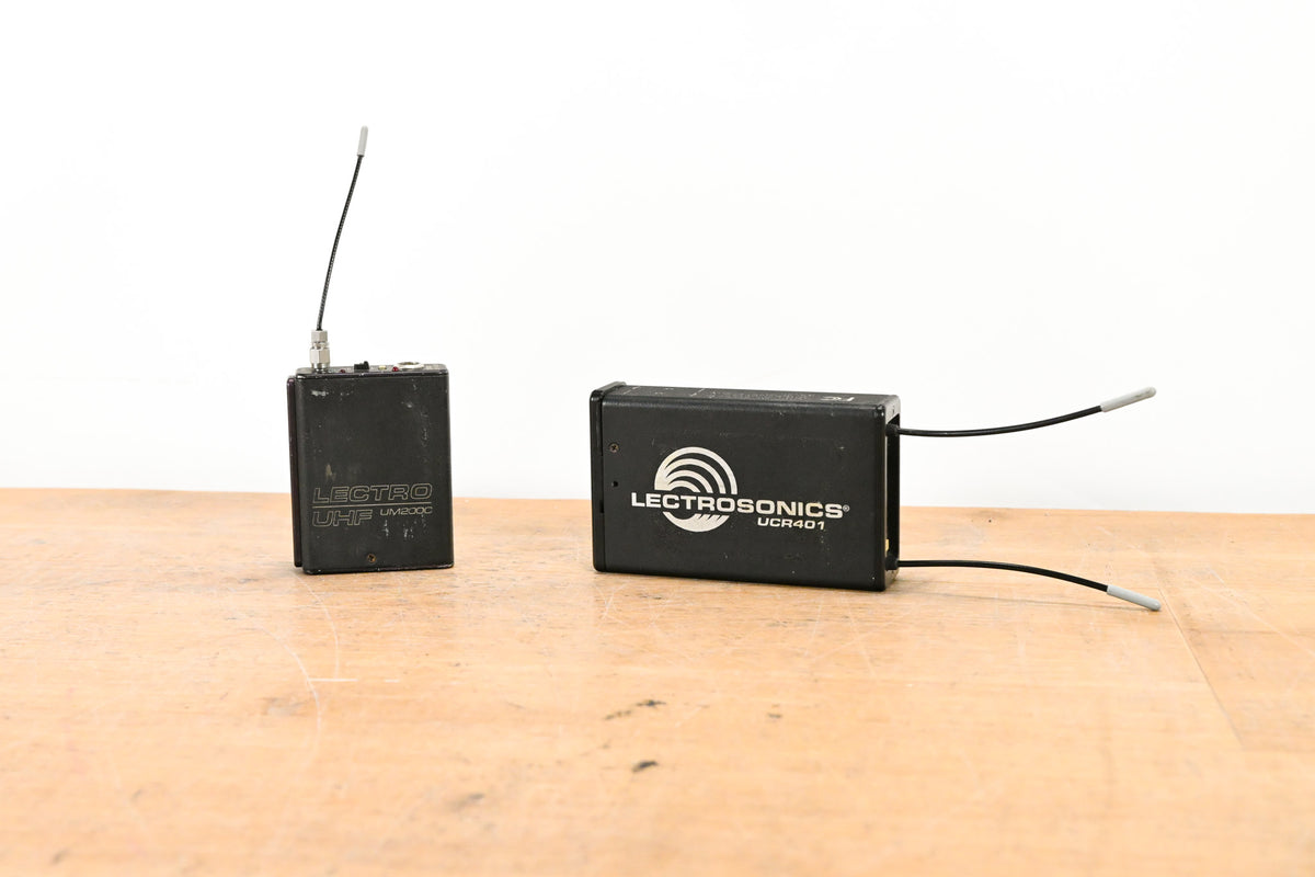 Lectrosonics UCR401 Receiver w/ UM200C Transmitter - Block 28 (NO PSU)