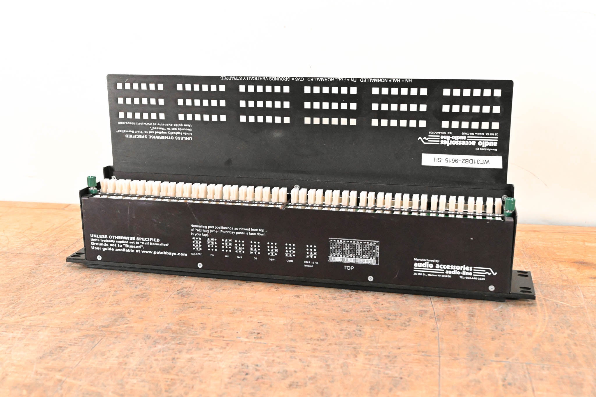 Audio Accessories WE31DB2-9615-SH 2x48 1.5RU TT Patchbay