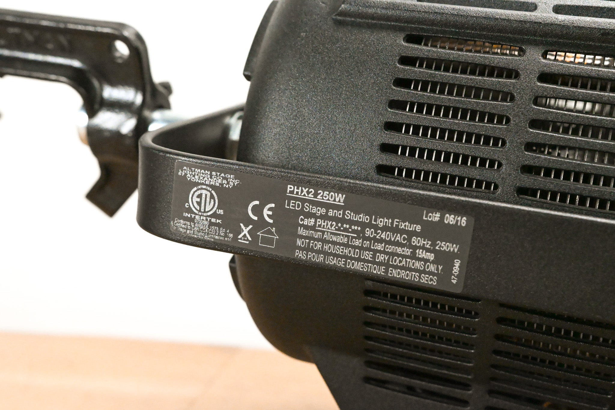 Altman PHX 250W 3000K LED Profile Spot 19 Degree Ellipsoidal Light