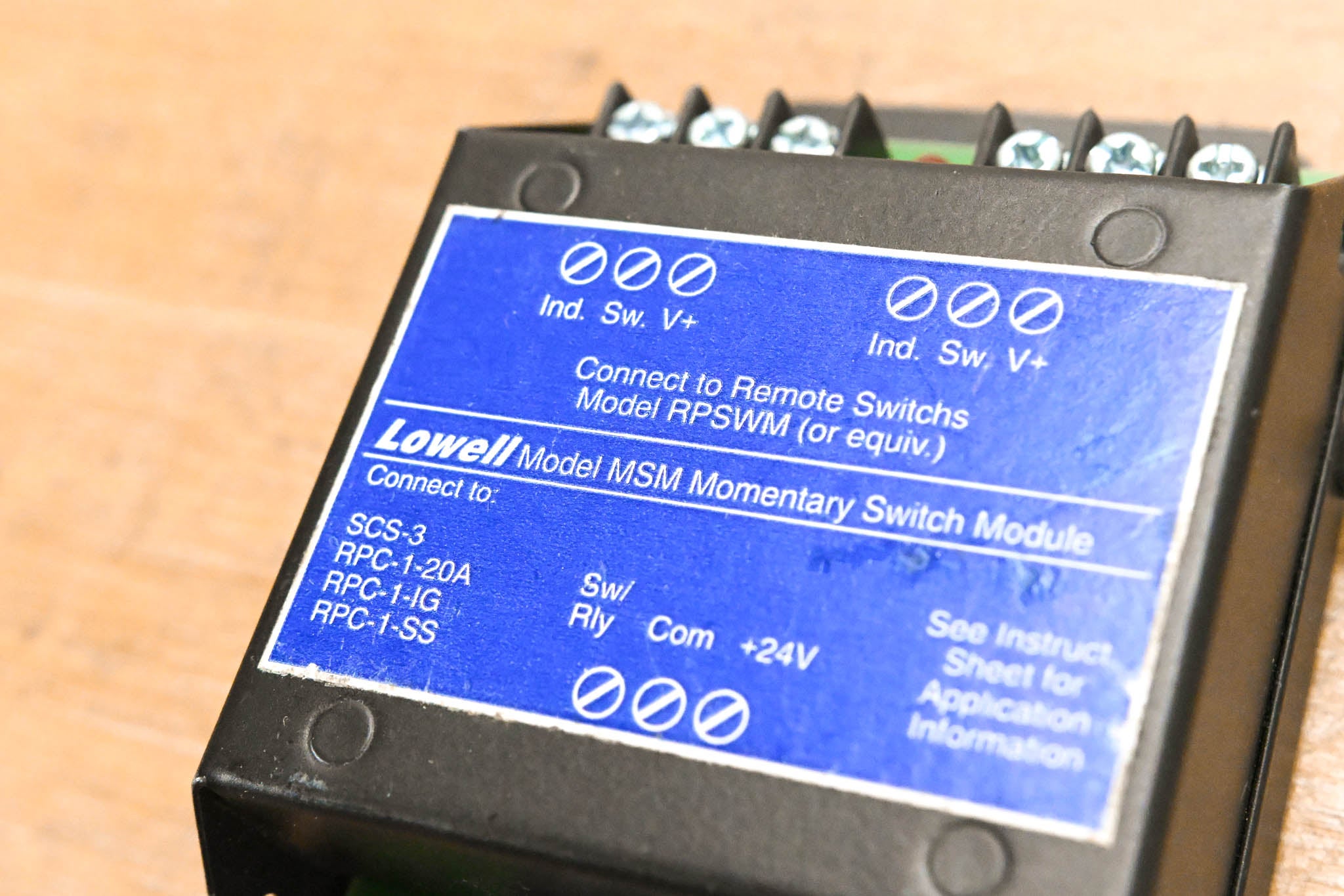 Lowell MSM Momentary Switch Module