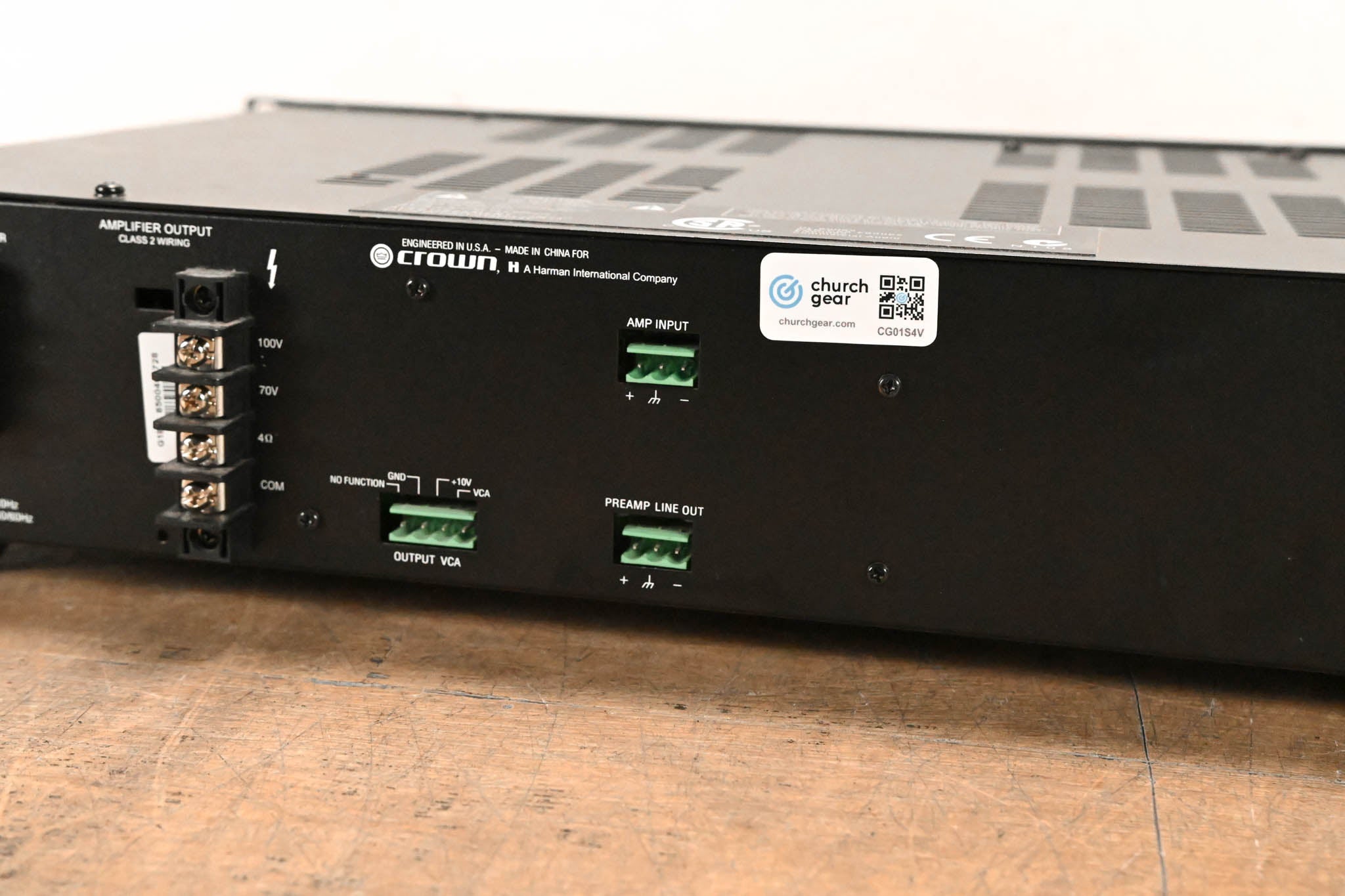Crown 180A Single Channel Power Amplifier