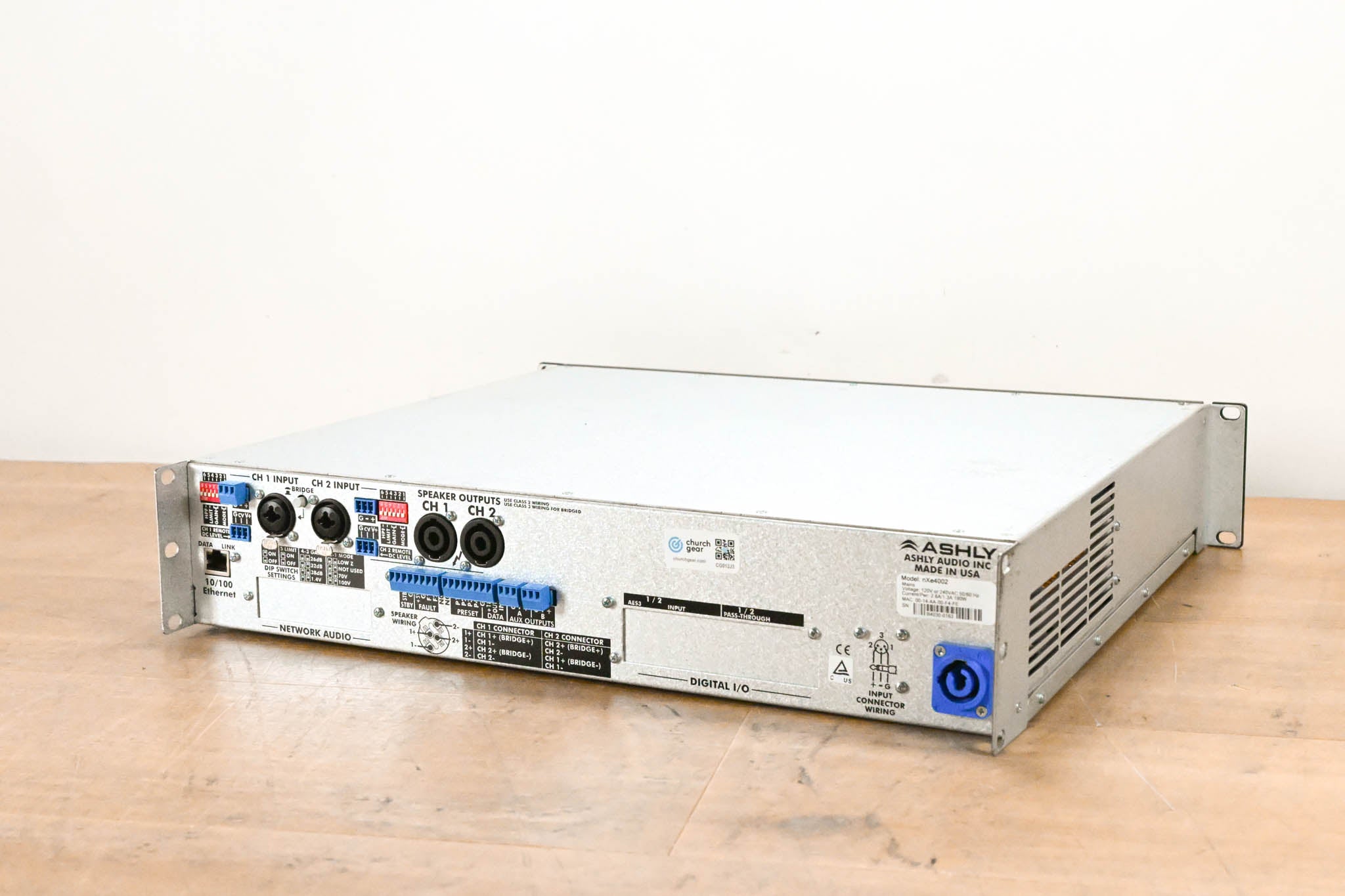 Ashly nXe4002 2-Channel Network Power Amplifier - 400W at 4 Ohms
