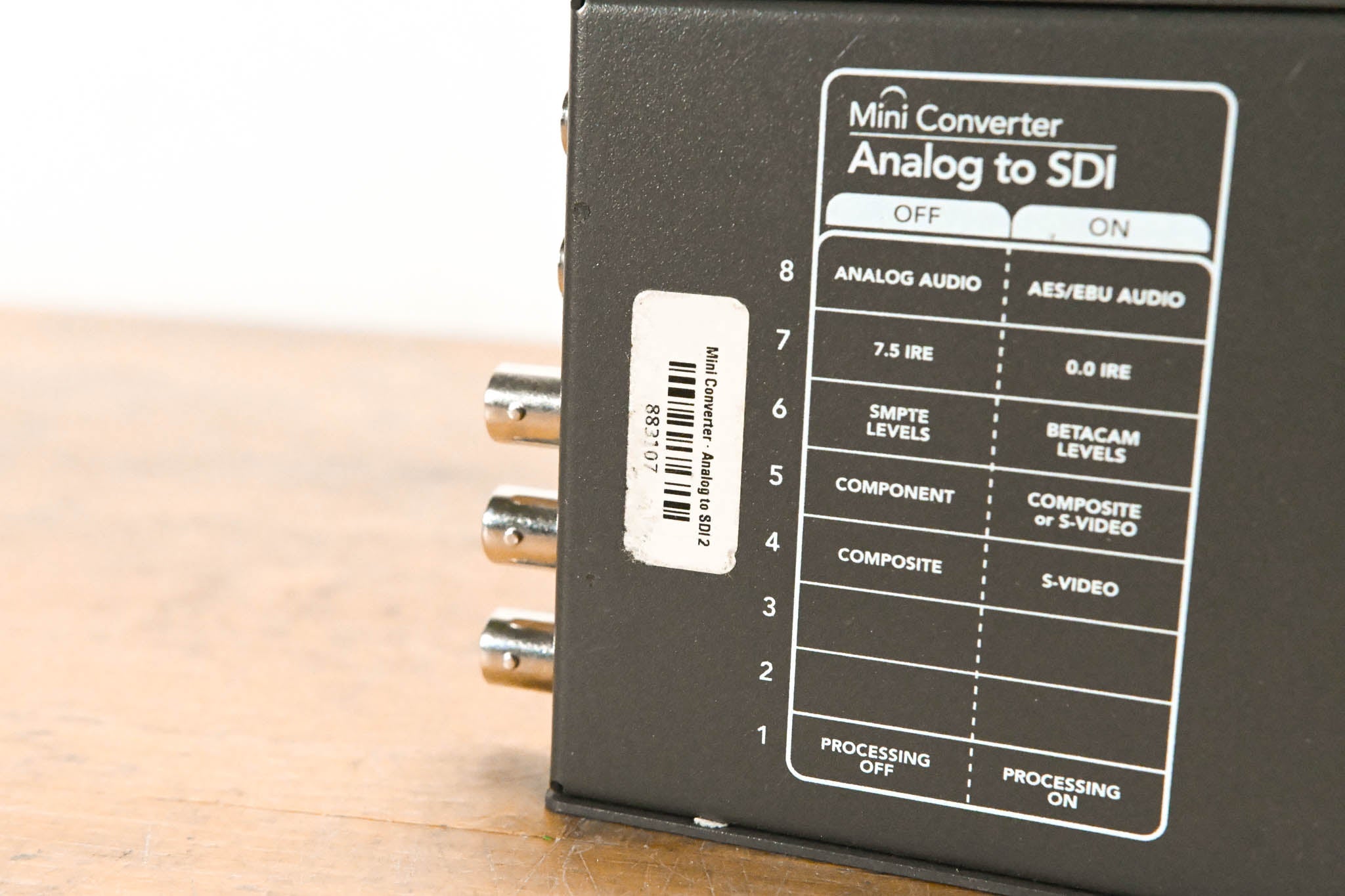 Blackmagic Design Mini Converter Analog to SDI (NO POWER SUPPLY)