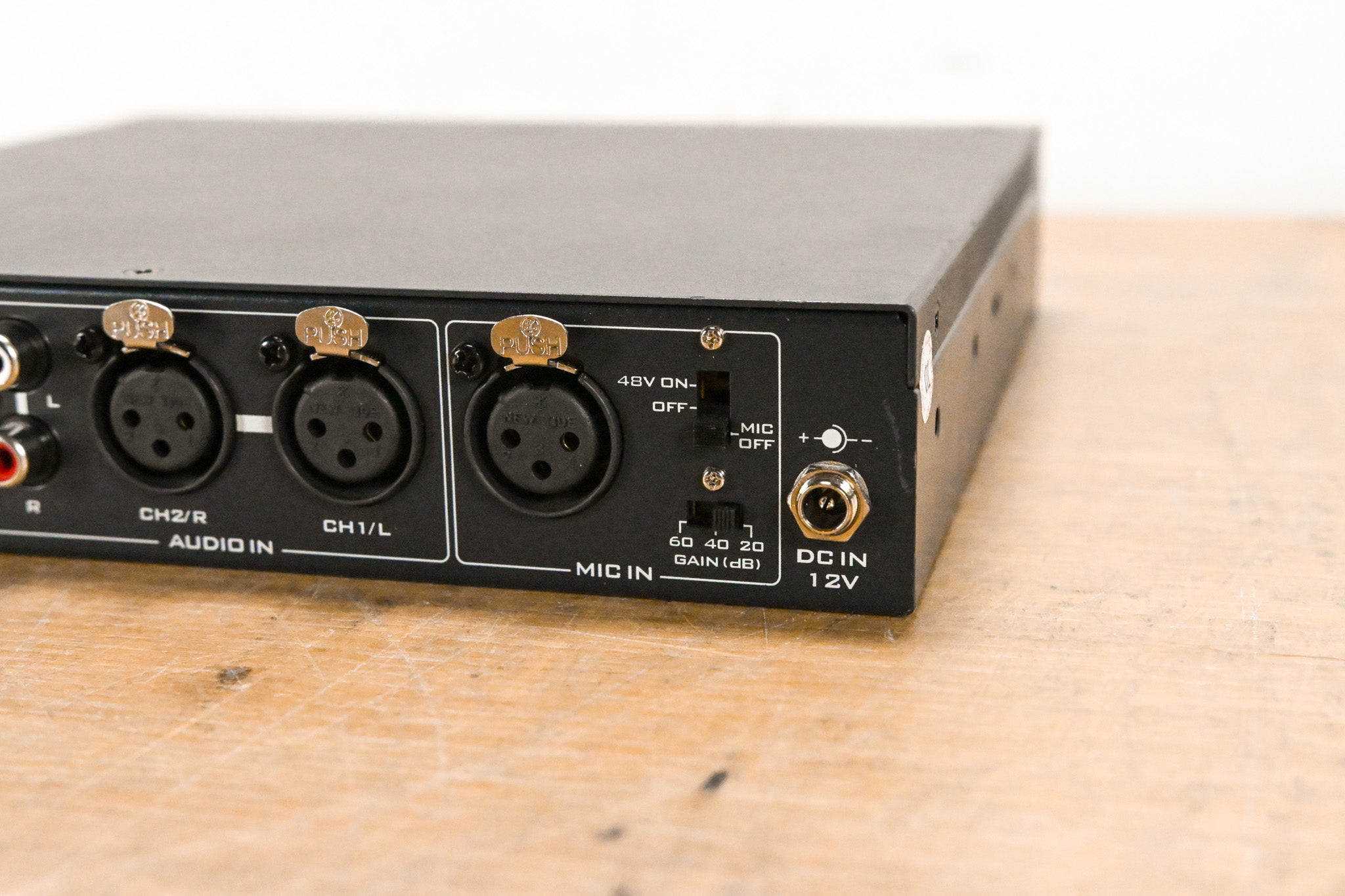 Datavideo AD-100M Audio Delay Box w/ Microphone Input (NO POWER SUPPLY)