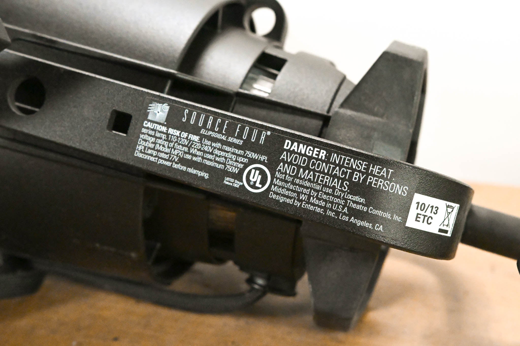 ETC Source Four 750 Ellipsoidal Light (No Lens Tube)