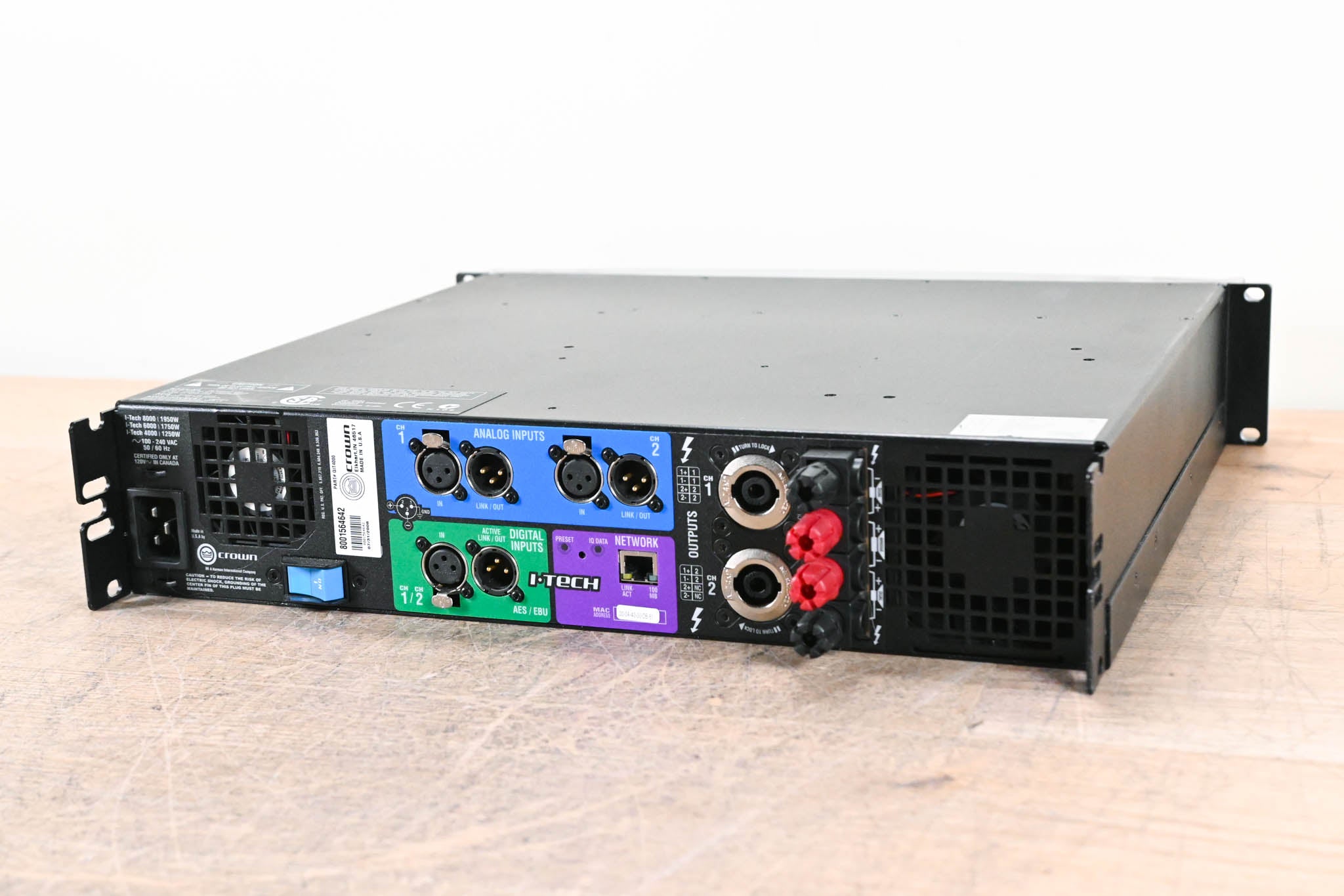 Crown I-Tech 4000 2-Channel Power Amplifier