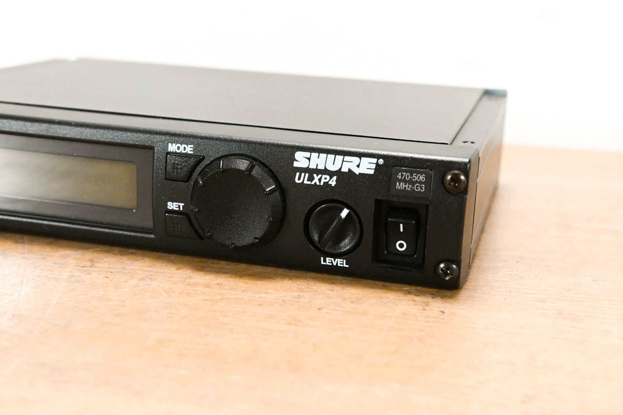 Shure ULXP4 Wireless Receiver - G3 Band: 470-506 MHz (NO POWER SUPPLY)