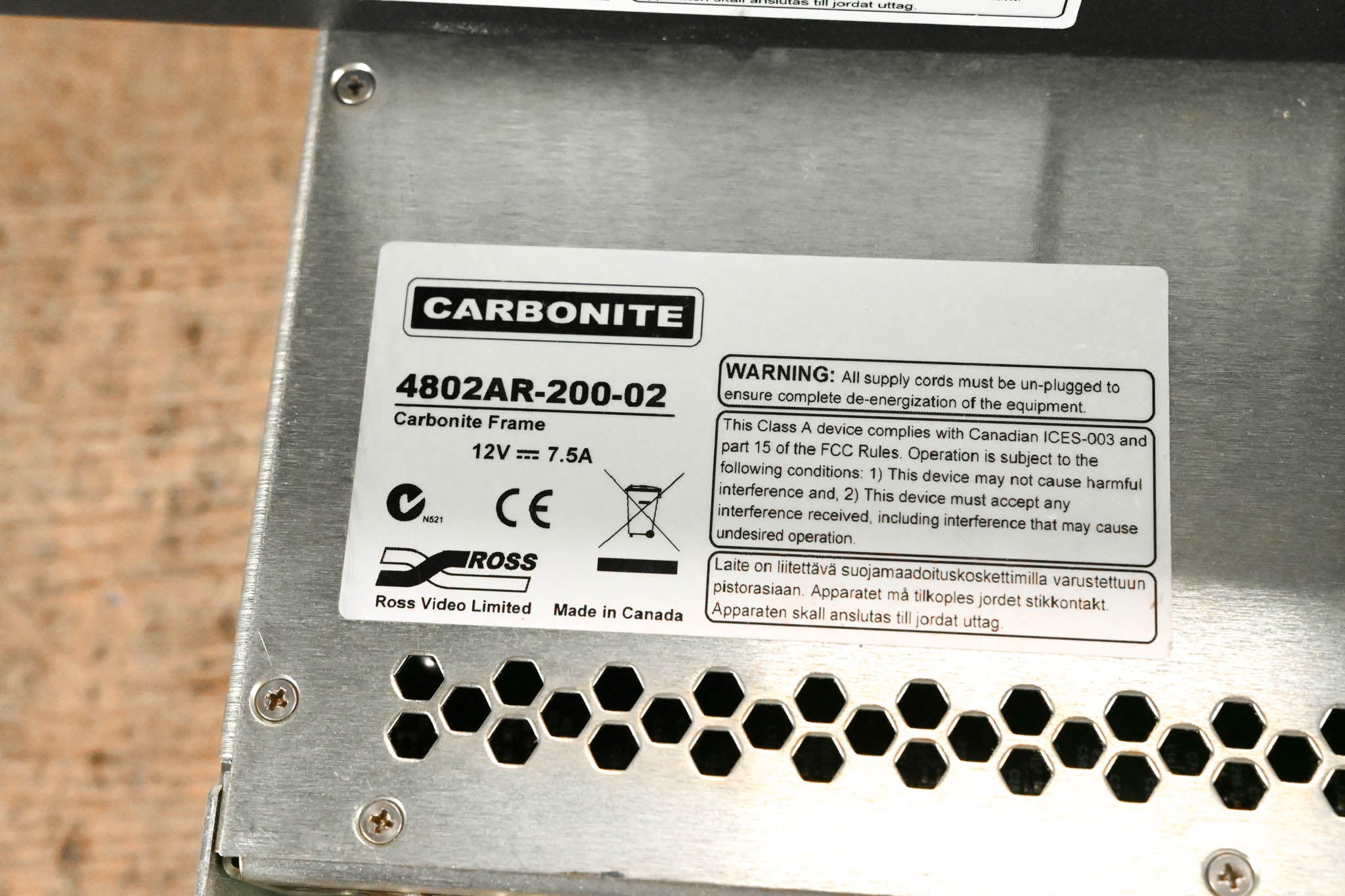 Ross 2 M/E Carbonite Frame Video Switcher with Carbonite 2M Panel
