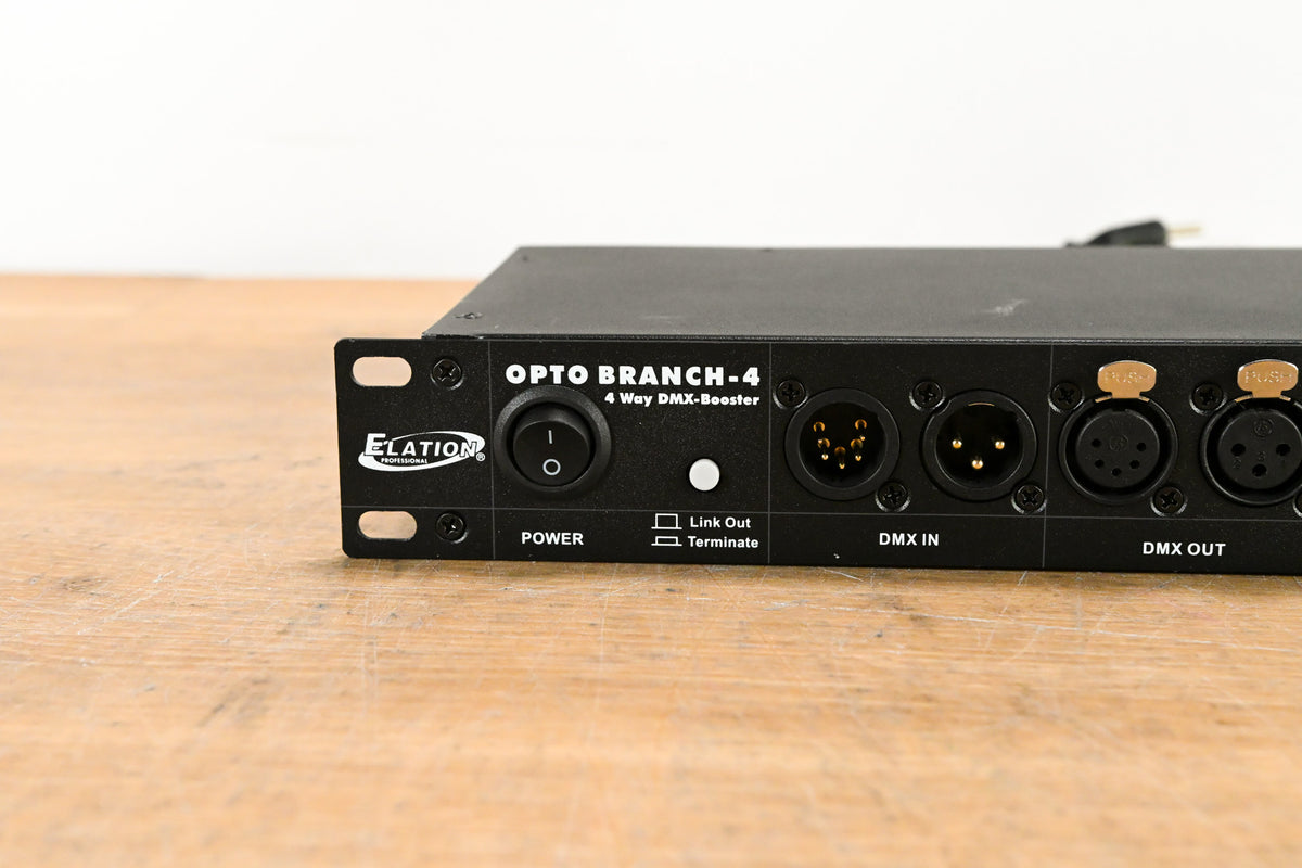 Elation Opto Branch-4 Four-Way DMX Distributor/Booster