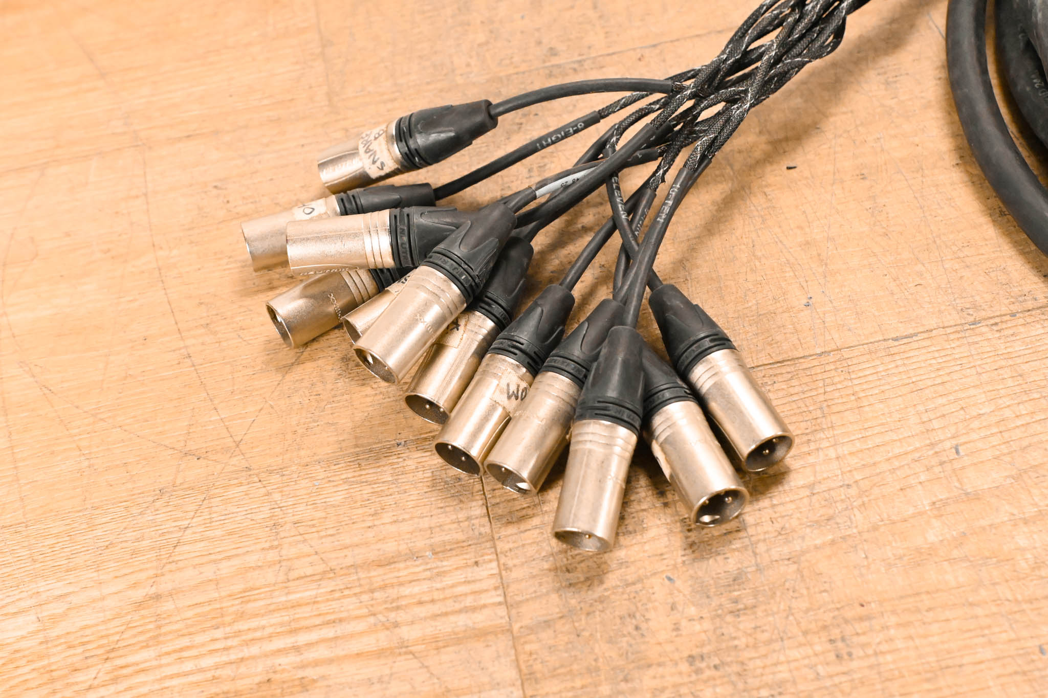 Unbranded DT-12 Female 37-Pin Connector to (12x)XLRM Cable - 75ft