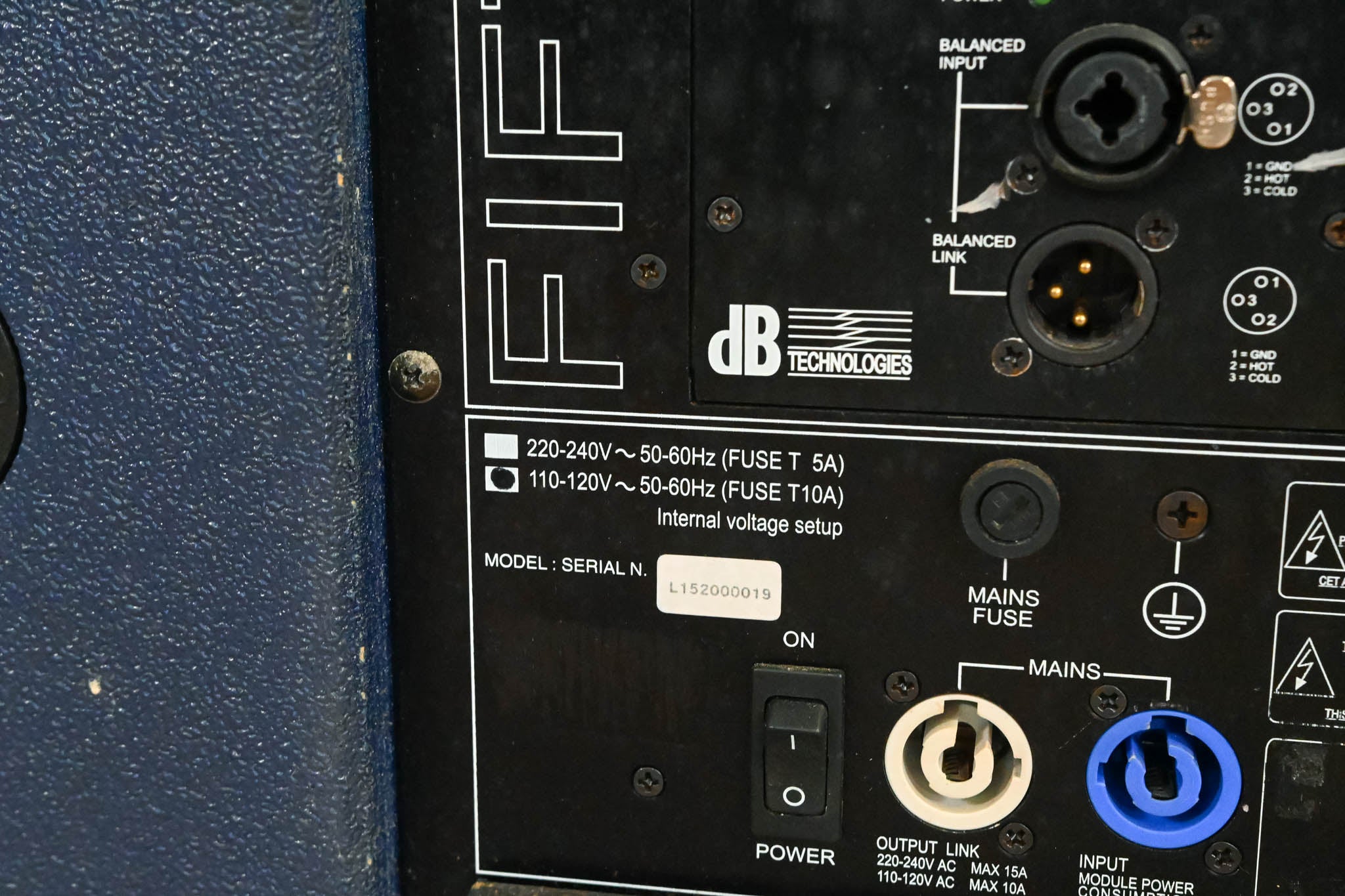 dB Technologies FL15 Fifty Line 15" Active Mid-Bass PA Speaker