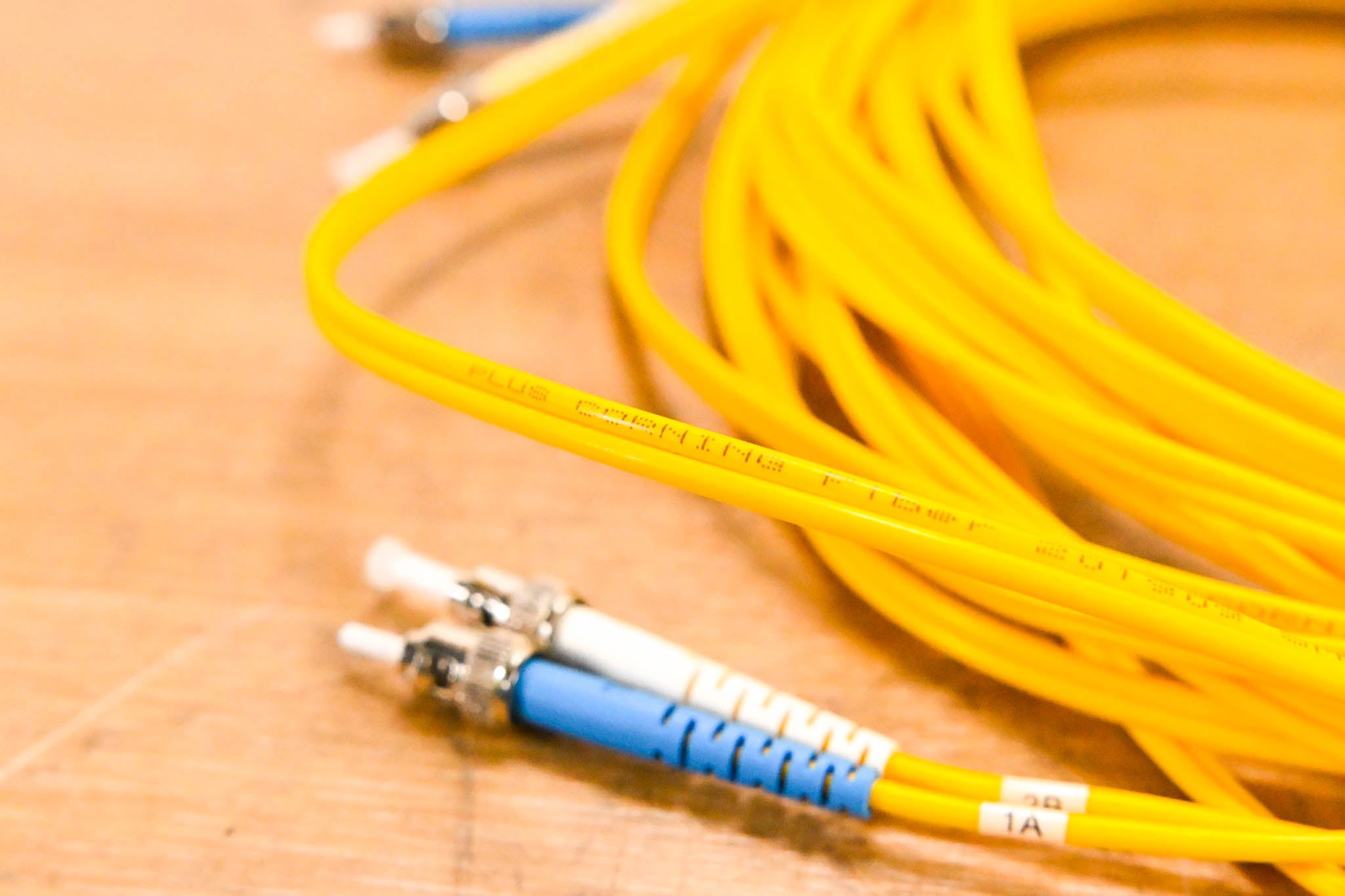 Corning SMF-28 Ultra ST-ST Duplex Single Mode Fiber Cable - 20'