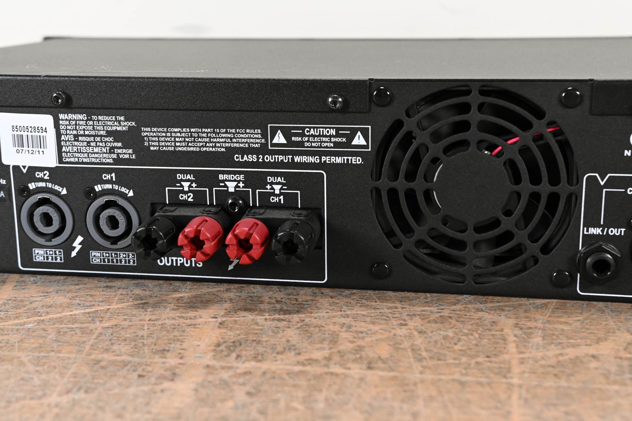 Crown XLS 2500 2-Channel Power Amplifier