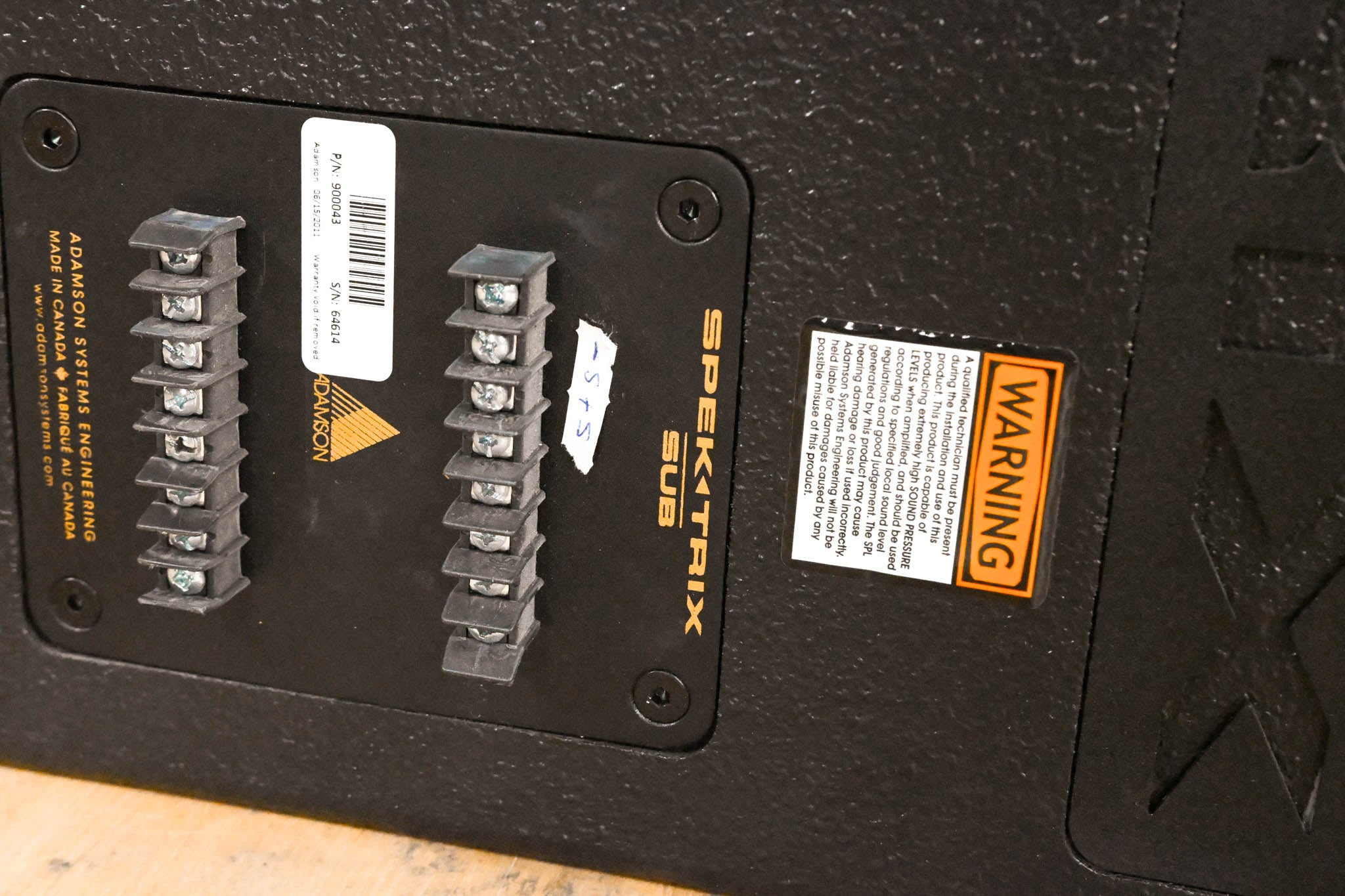 Adamson SpekTrix Sub Dual 18" Compact Sub-Bass Loudspeaker