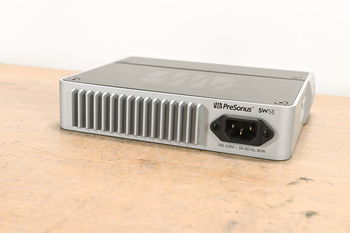 PreSonus SW5E 5-Port AVB Network Switch and Bridge w/ PoE