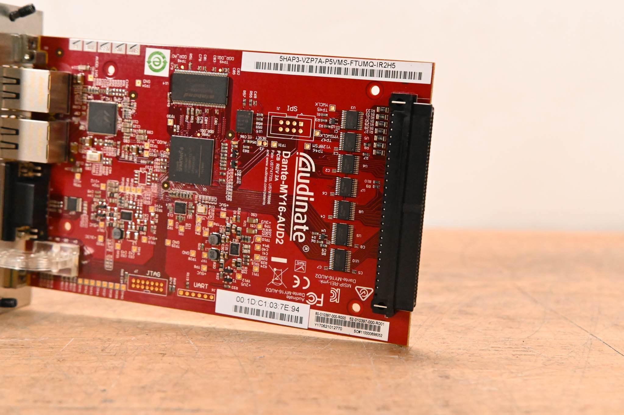 Audinate Dante-MY16-AUD2 16-Channel Dante Network I/O Card