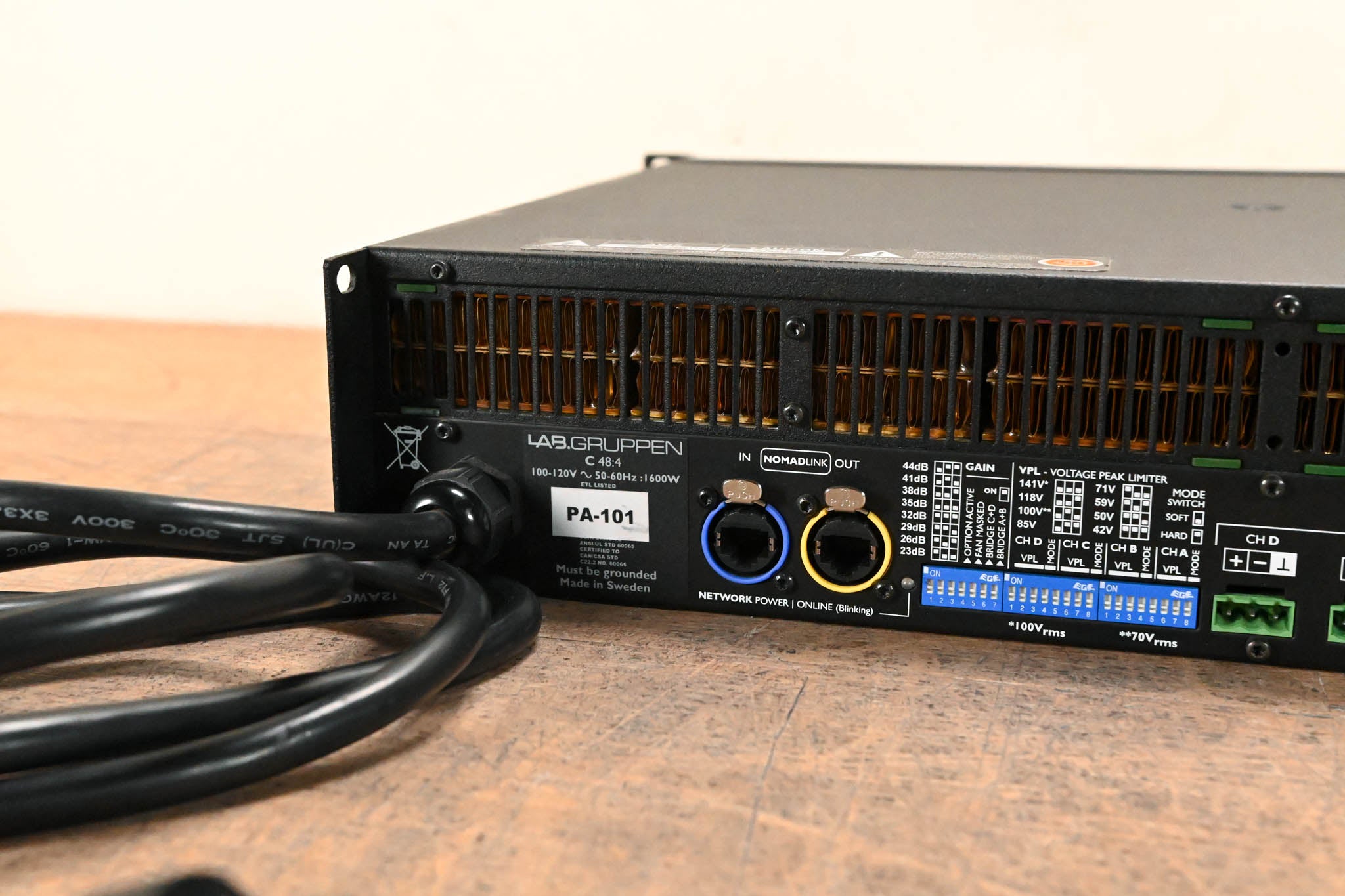 Lab Gruppen C 48:4 4800W 4-Channel Power Amplifier