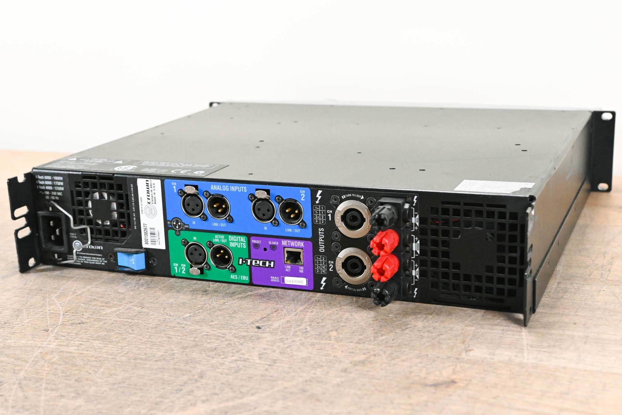 Crown I-Tech 4000 2-Channel Power Amplifier