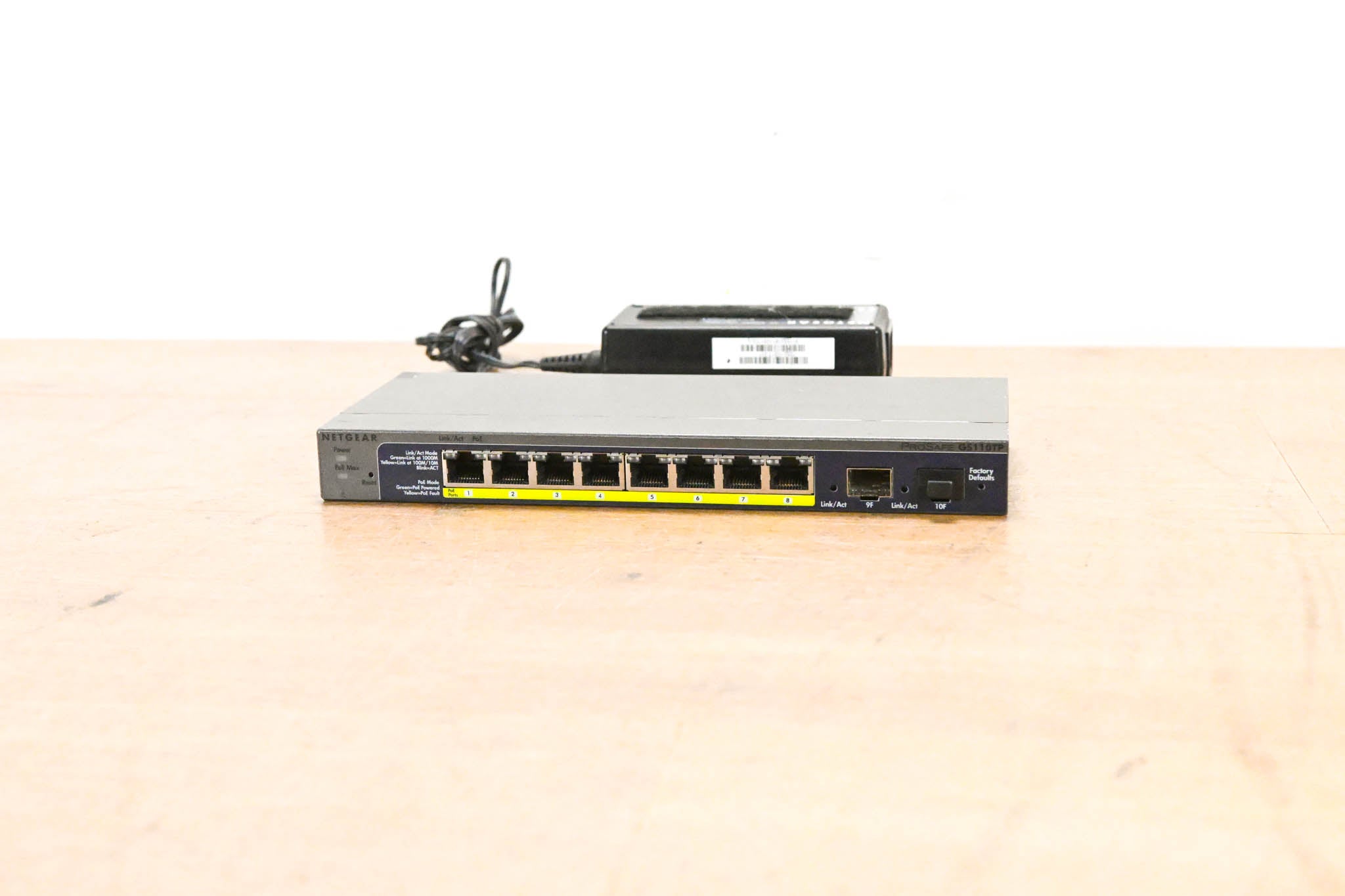 NETGEAR ProSAFE GS110TP v2 8-Port Gigabit PoE Managed Switch w/ SFP