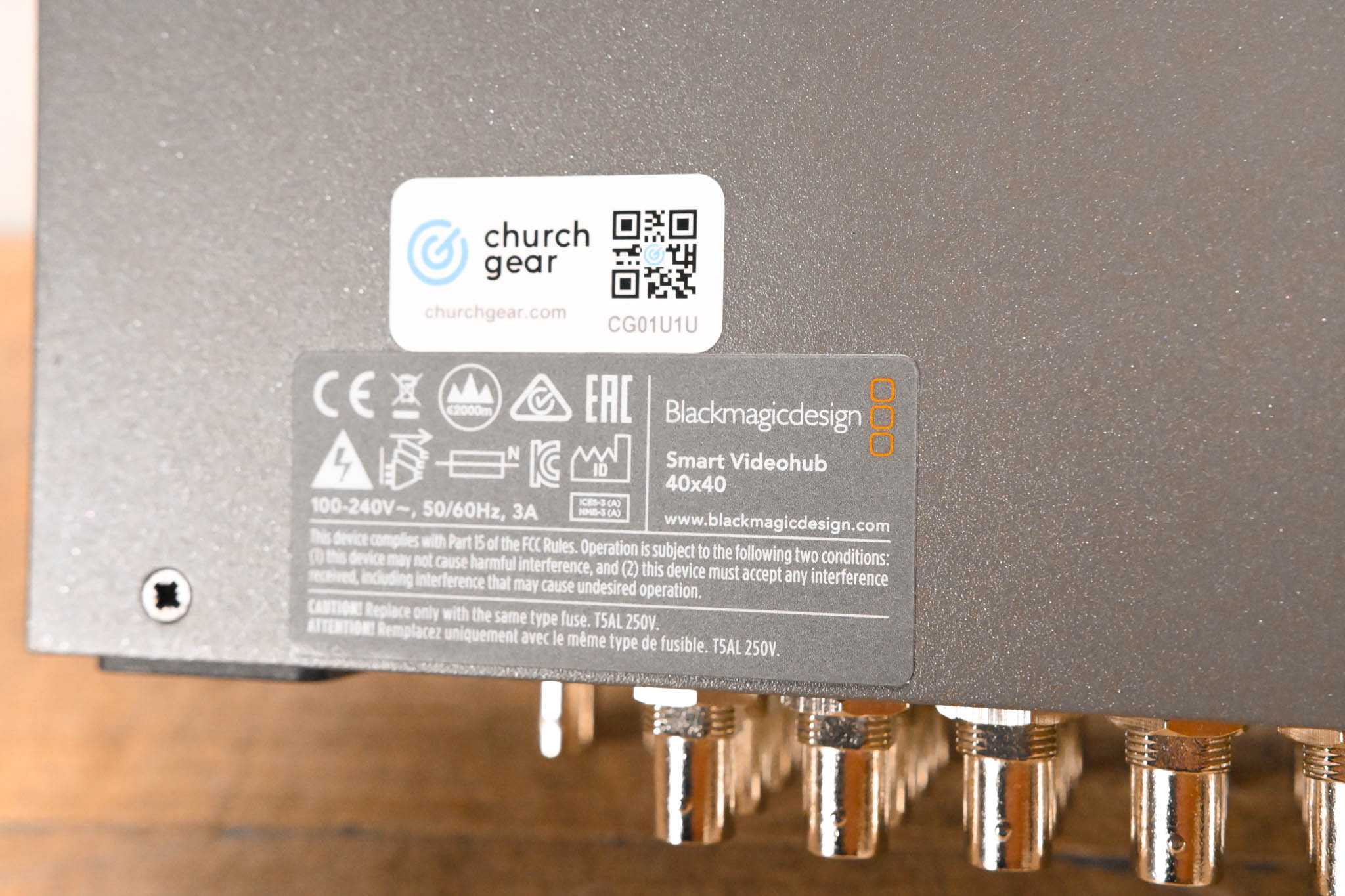 Blackmagic Design Smart Videohub 40x40 6G-SDI