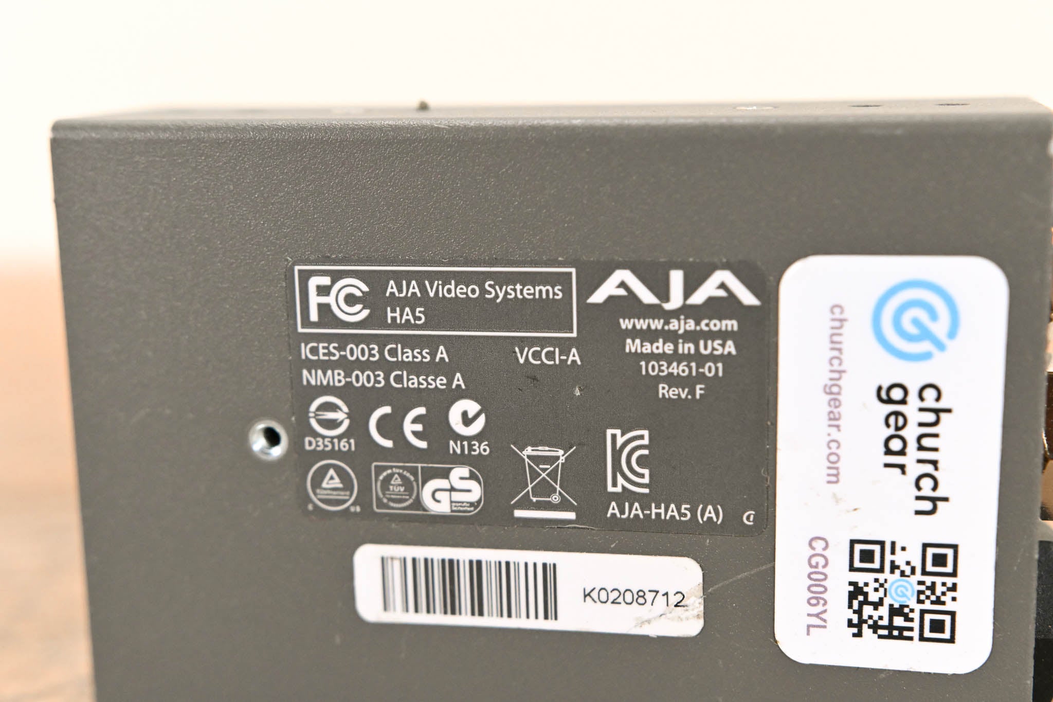 AJA HA5 HDMI to SD/HD-SDI Video and Audio Converter (NO POWER SUPPLY)