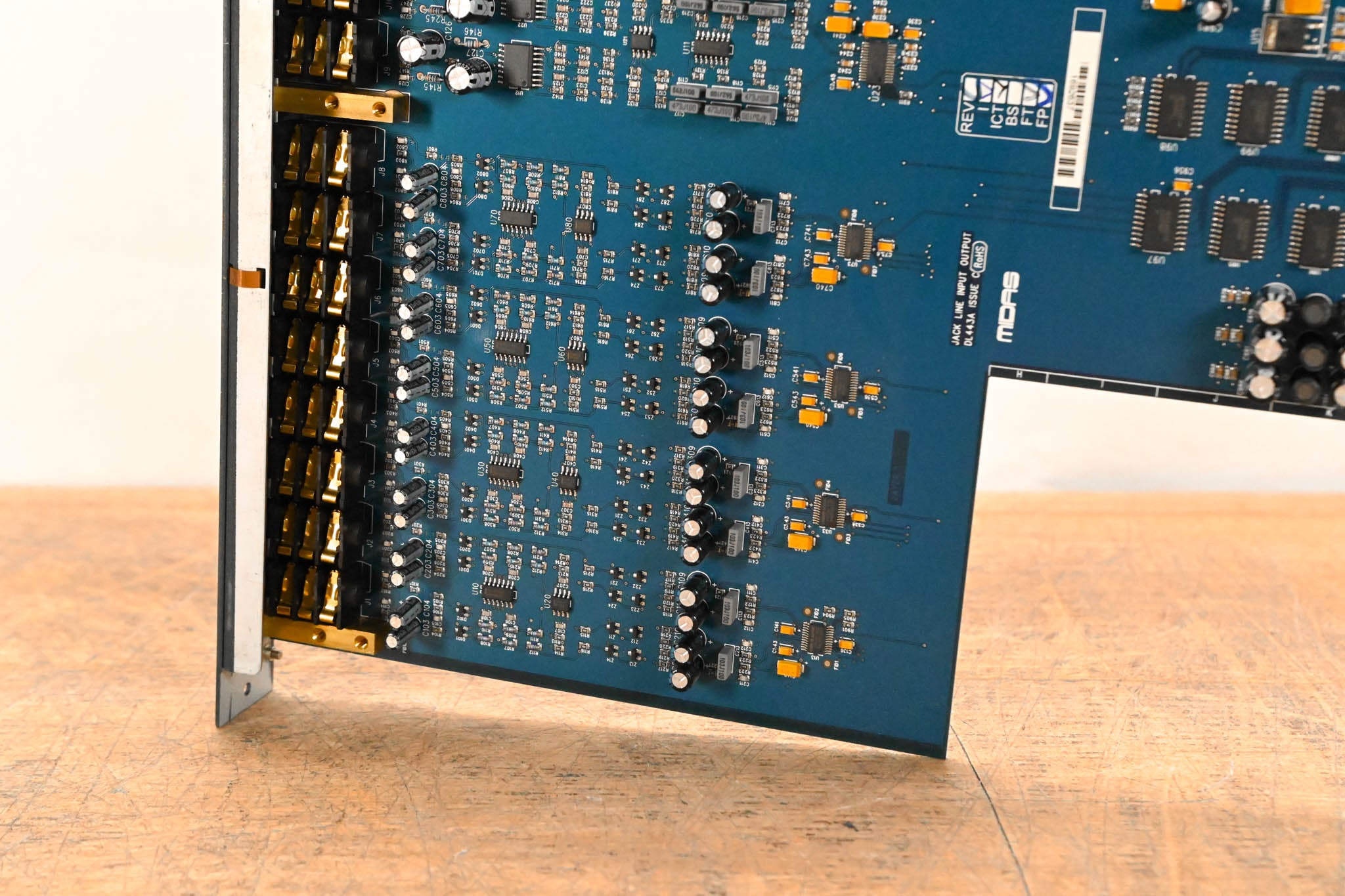 Midas DL443 Analog 8 Input, 8 Output Card with 1/4" TRS Connectors