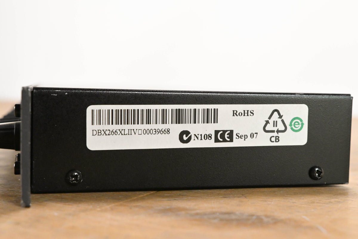 dbx 266XL 2-Channel Compressor/Gate