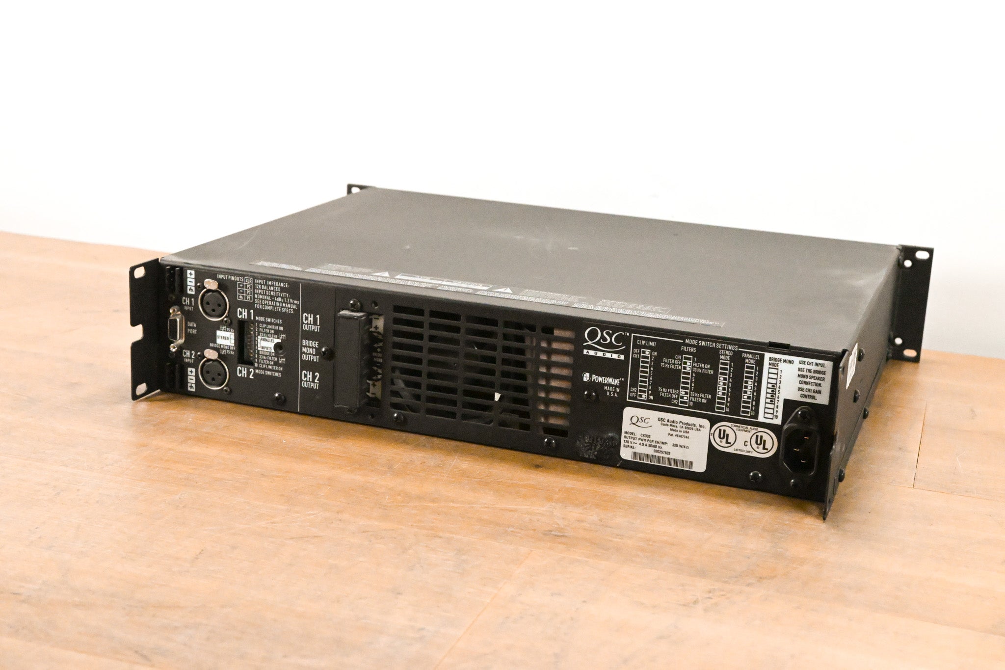 QSC CX302 2-Channel Power Amplifier