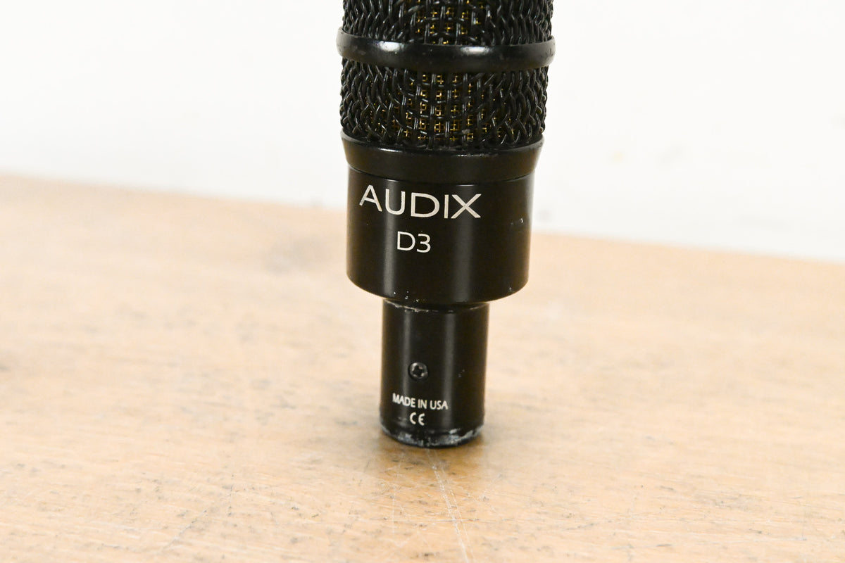Audix D3 Dynamic Instrument Microphone