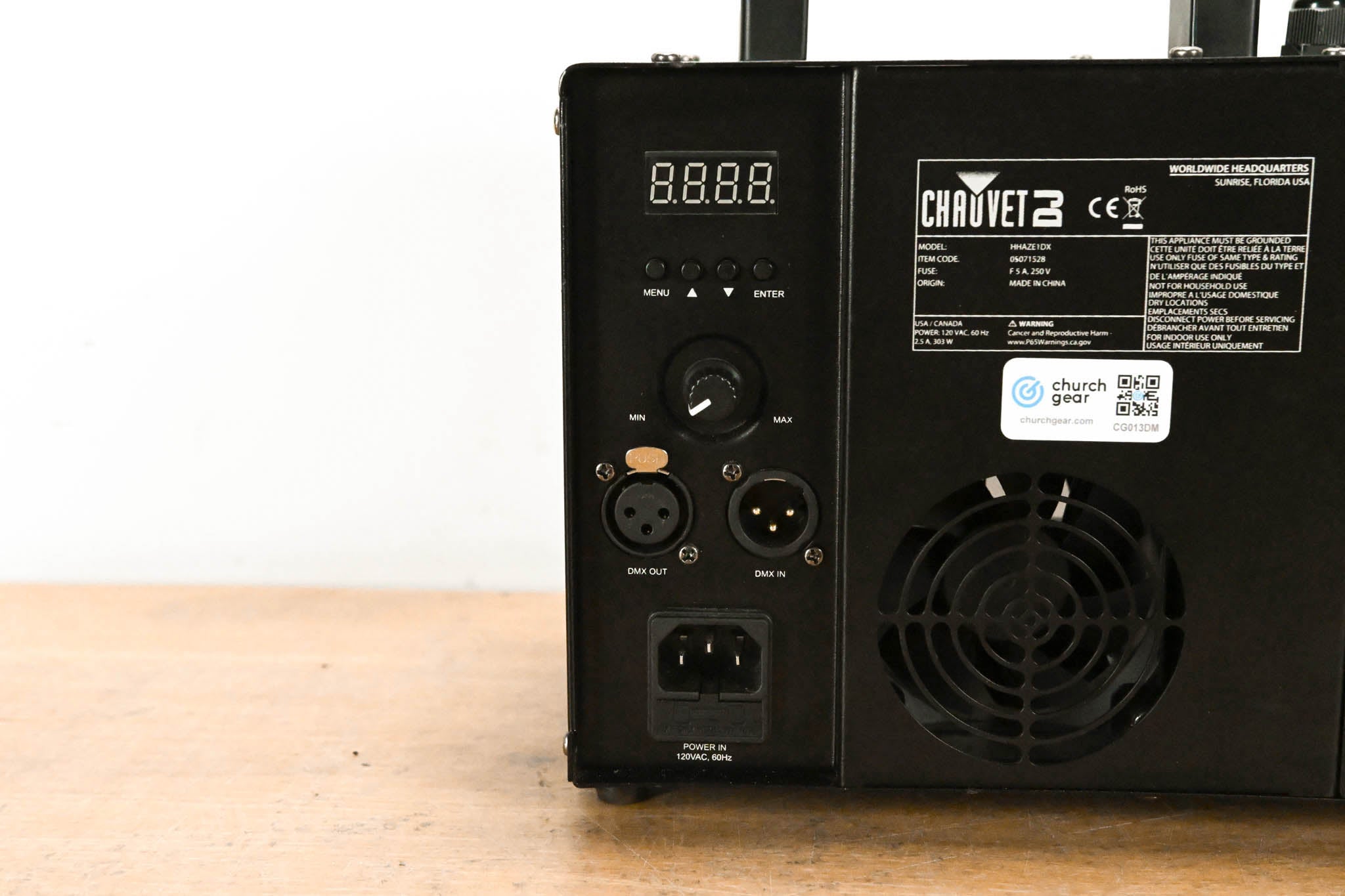 Chauvet Hurricane Haze 1DX Water-Based Haze Machine
