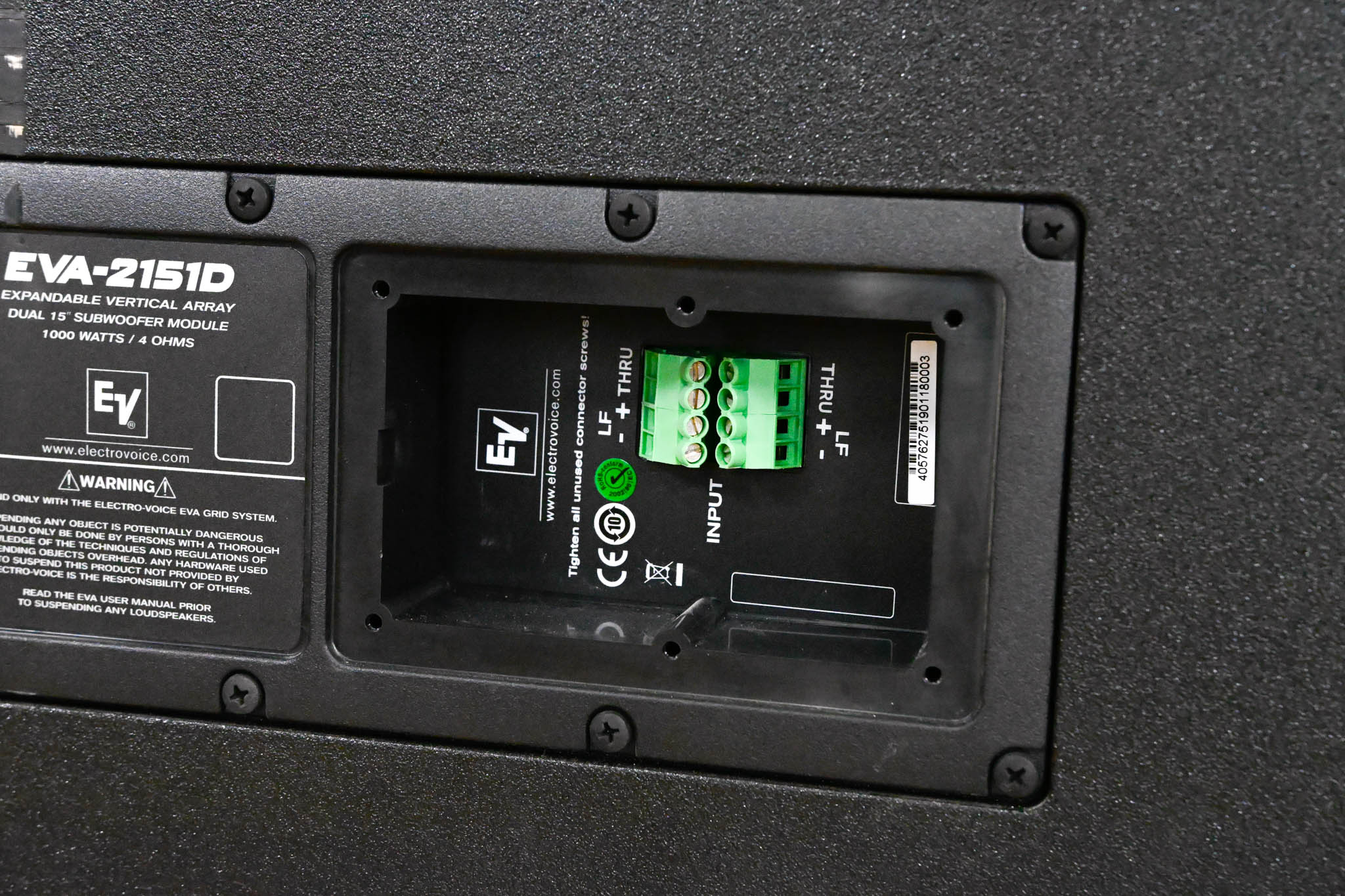 Electro-Voice (EV) EVA-2151D Dual 15" Passive Line Array Subwoofer