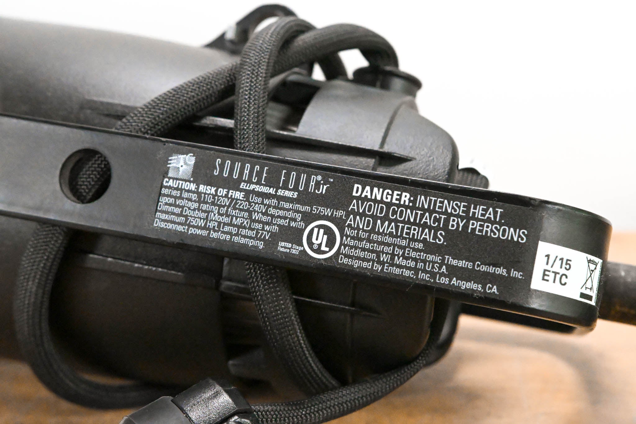 ETC Source Four Jr 26 Degree 575 Ellipsoidal Light