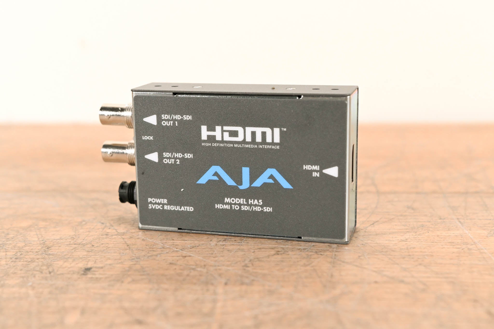 AJA HA5 HDMI to SD/HD-SDI Video and Audio Converter (NO POWER SUPPLY)