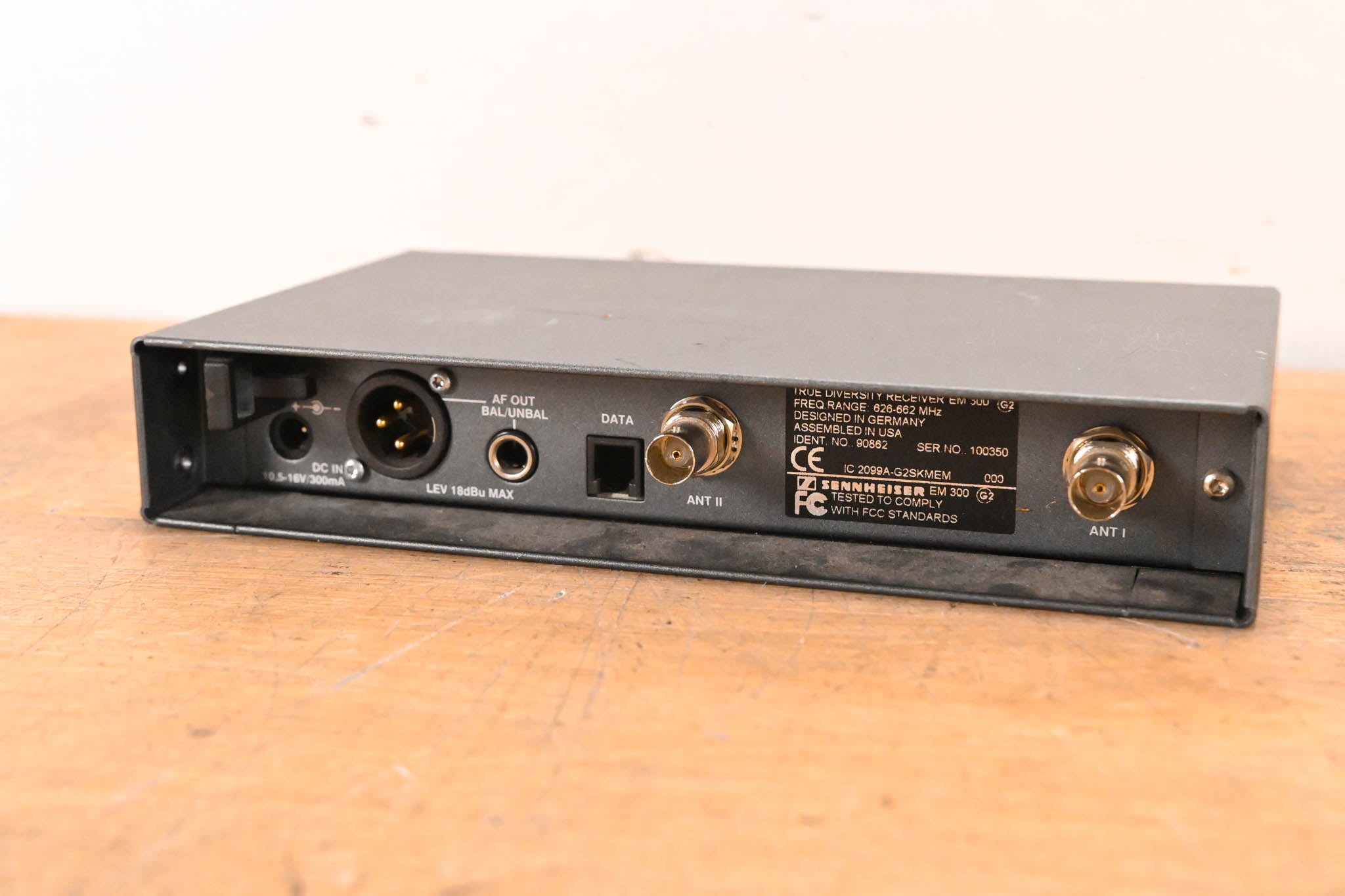 Sennheiser EM 300 G2 Wireless Receiver - 626-662 MHz (NO POWER SUPPLY)