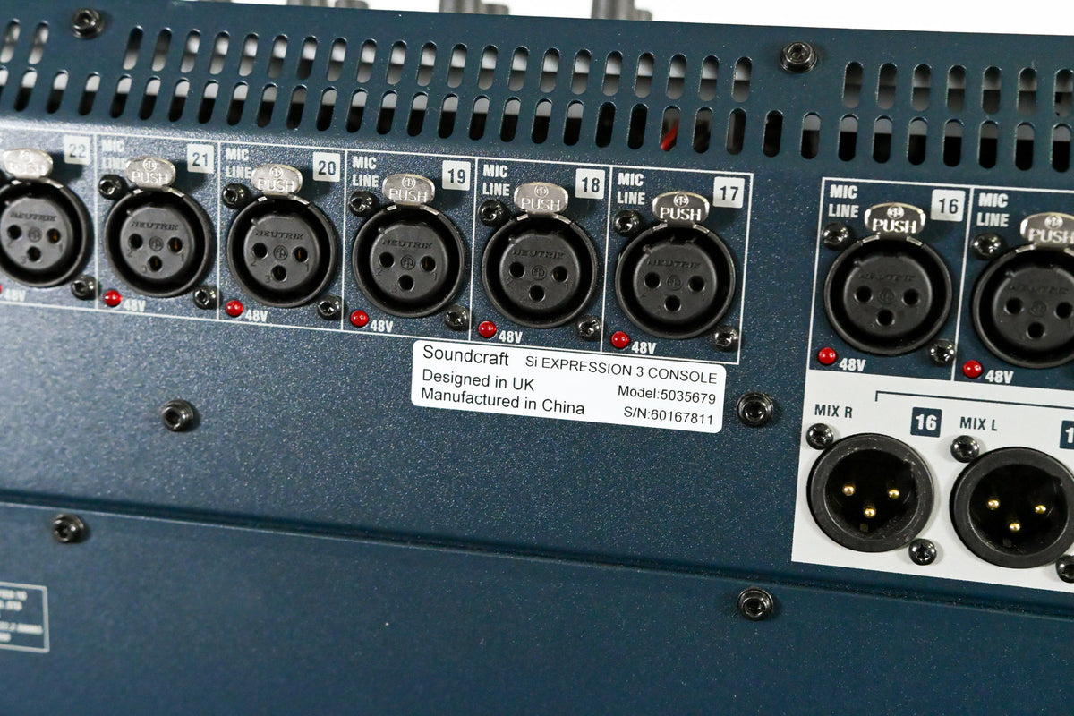 Soundcraft Si Expression 3 32-Channel Digital Mixer with MADI-USB Card