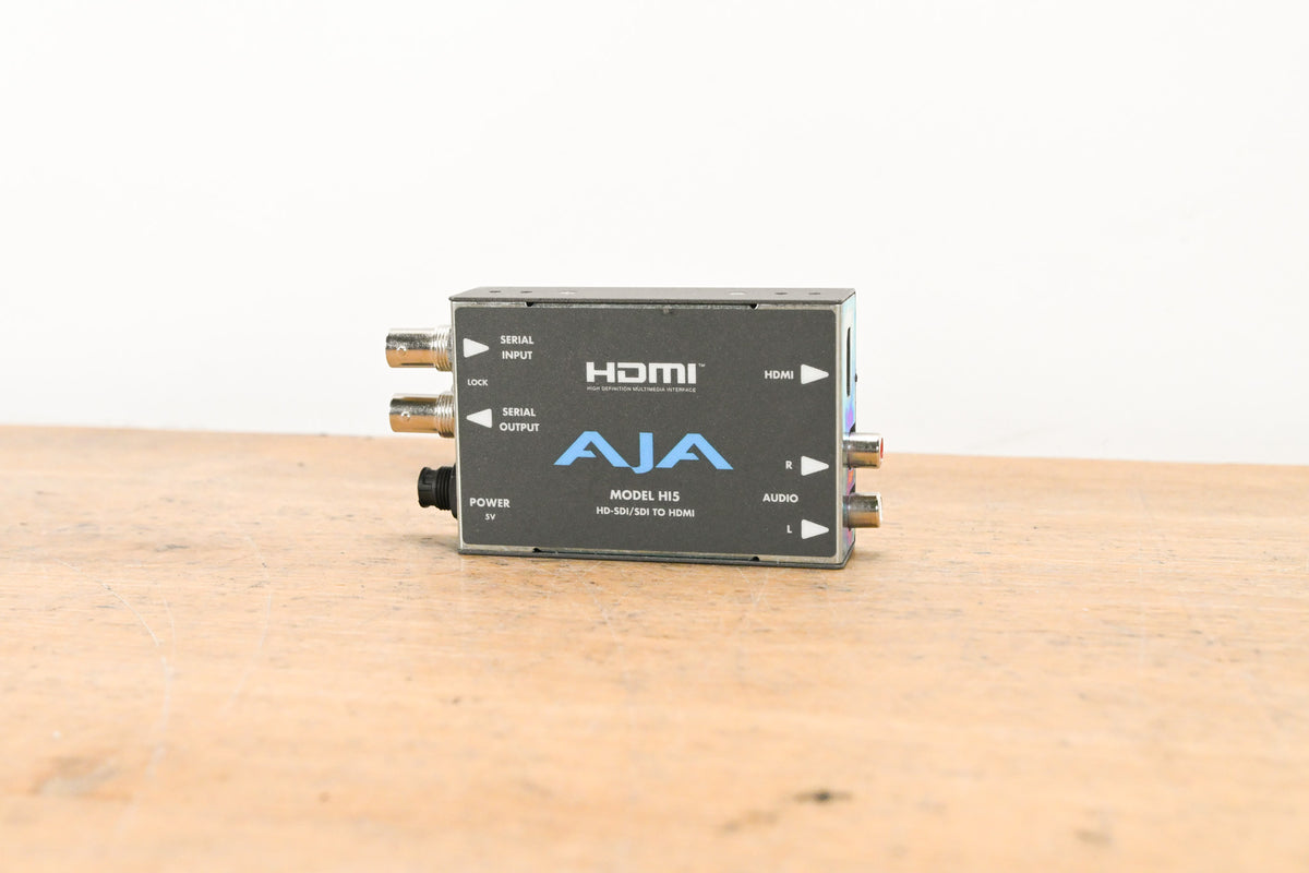 AJA HI5 HD/SD-SDI to HDMI Video and Audio Converter (NO POWER SUPPLY)