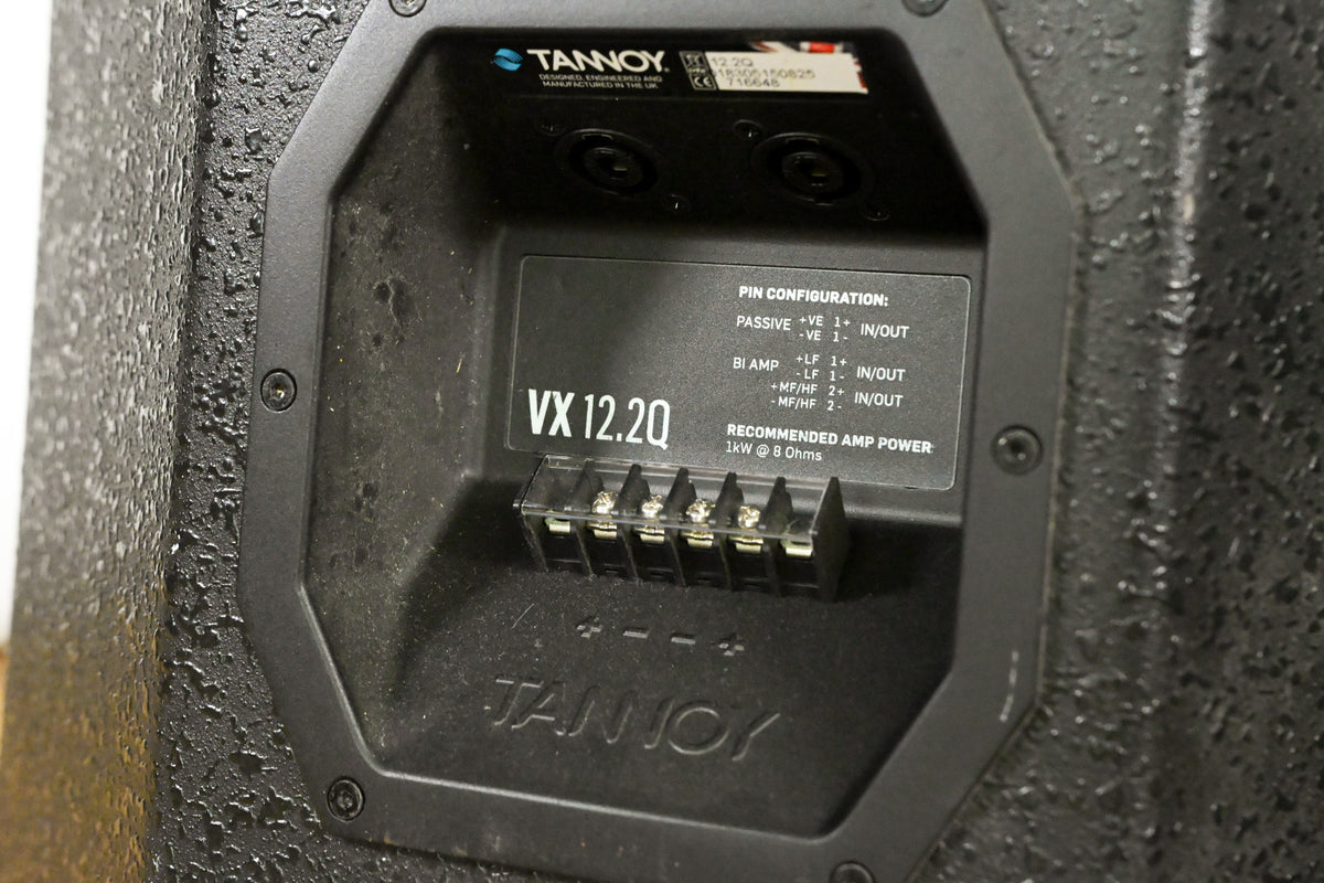 Tannoy VX 12.2Q 12" PowerDual Full Range Loudspeaker (PAIR)