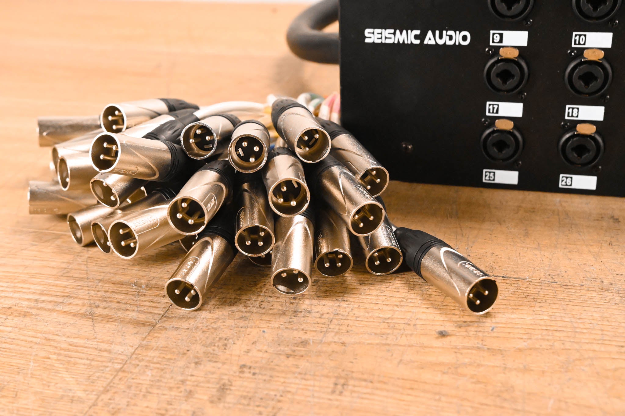 Seismic Audio SARMSS-32x1515 - 32-CH XLR TRS Combo Splitter Snake Cable