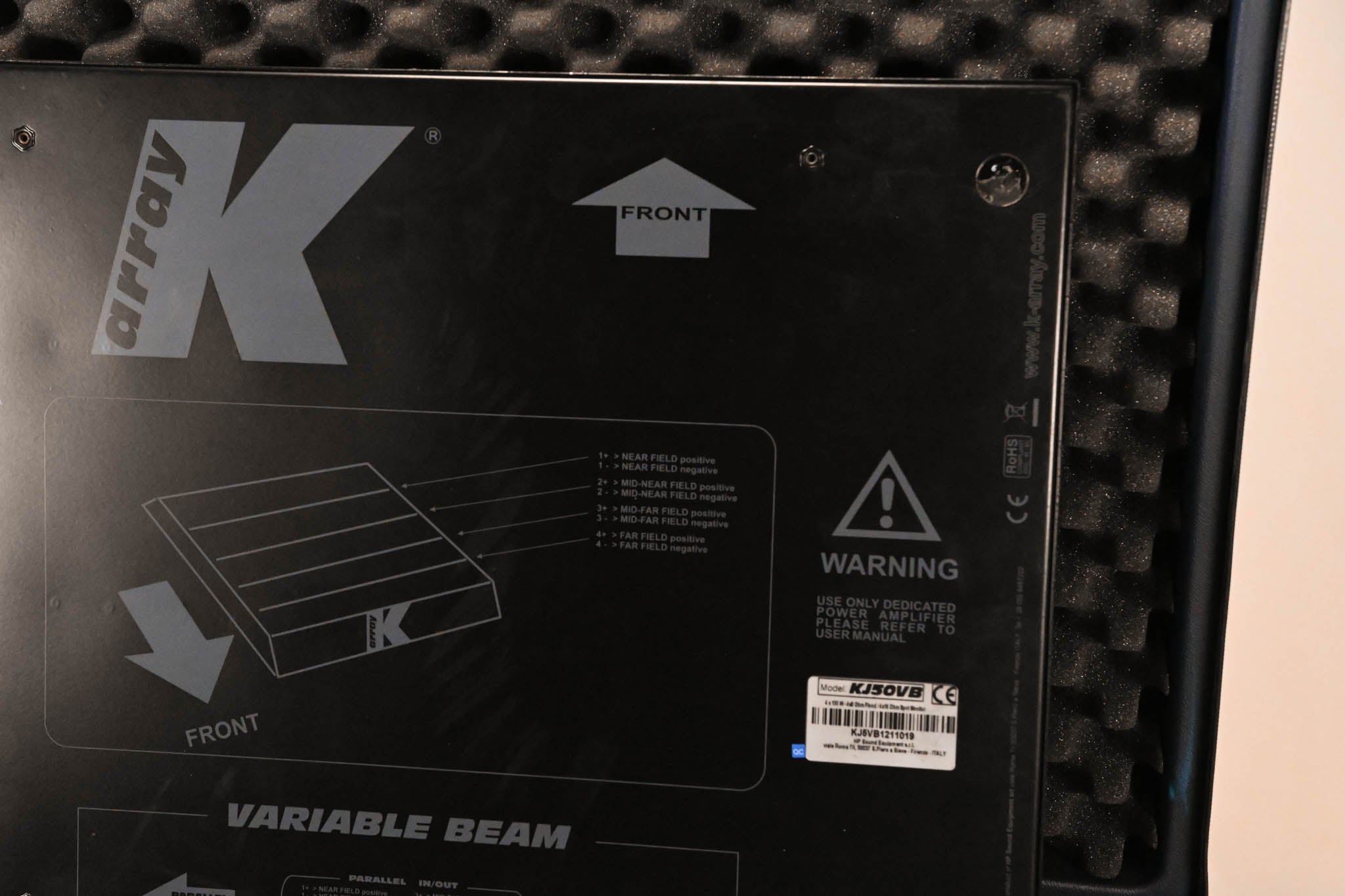 K-Array KJ50VB  Low-Profile Variable Beam Speaker