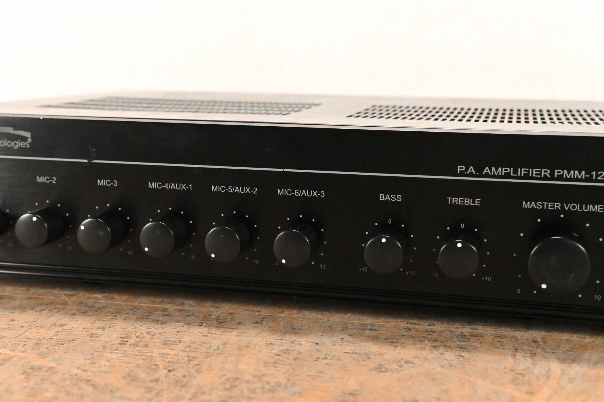 Speco Technologies PMM120A 120W PA Mixer Power Amplifier with 6 Inputs