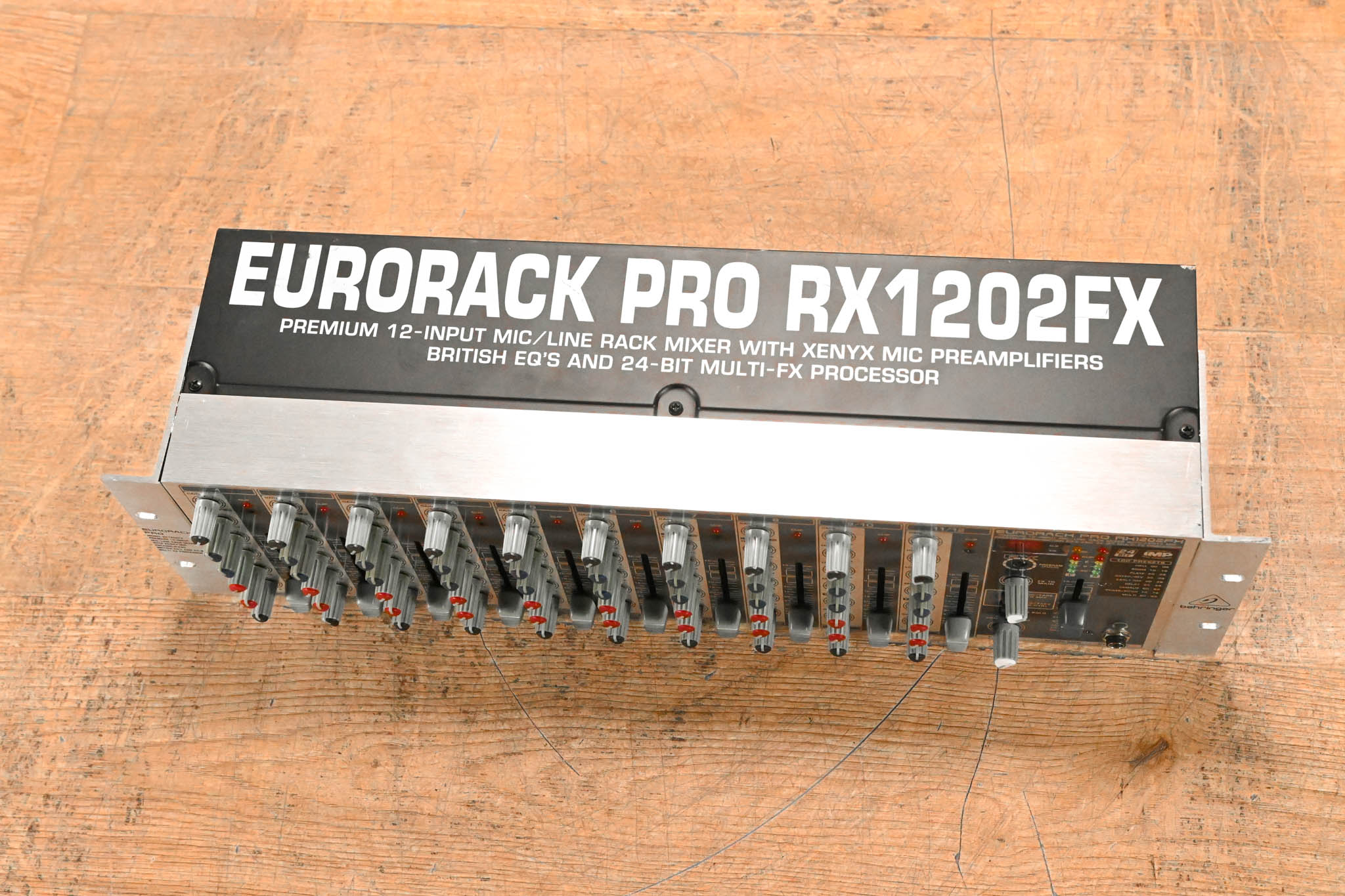 Behringer EURORACK PRO RX1202FX 12-Input Mic/Line Rack Mixer