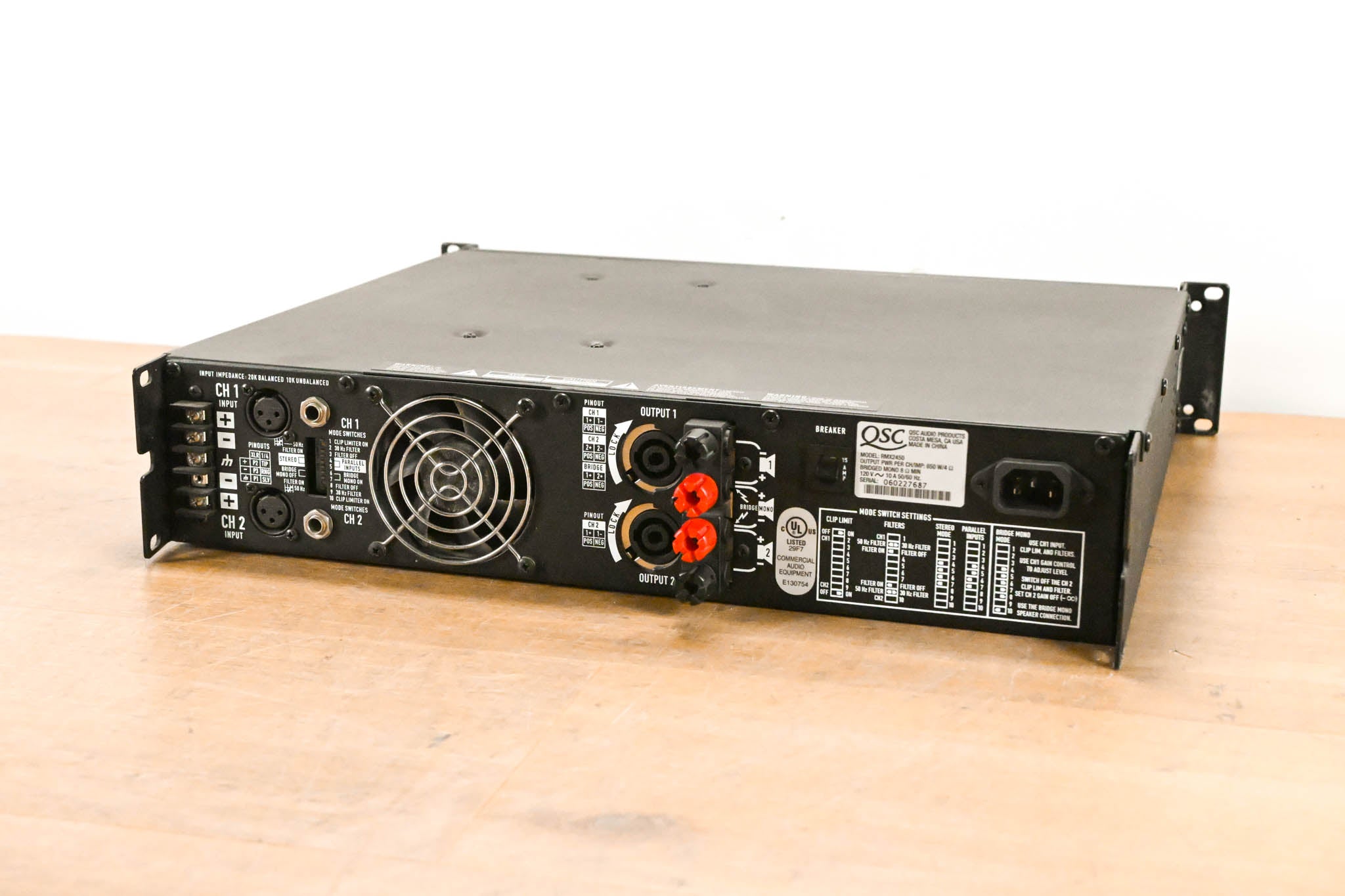 QSC RMX2450 2-Channel Power Amplifier