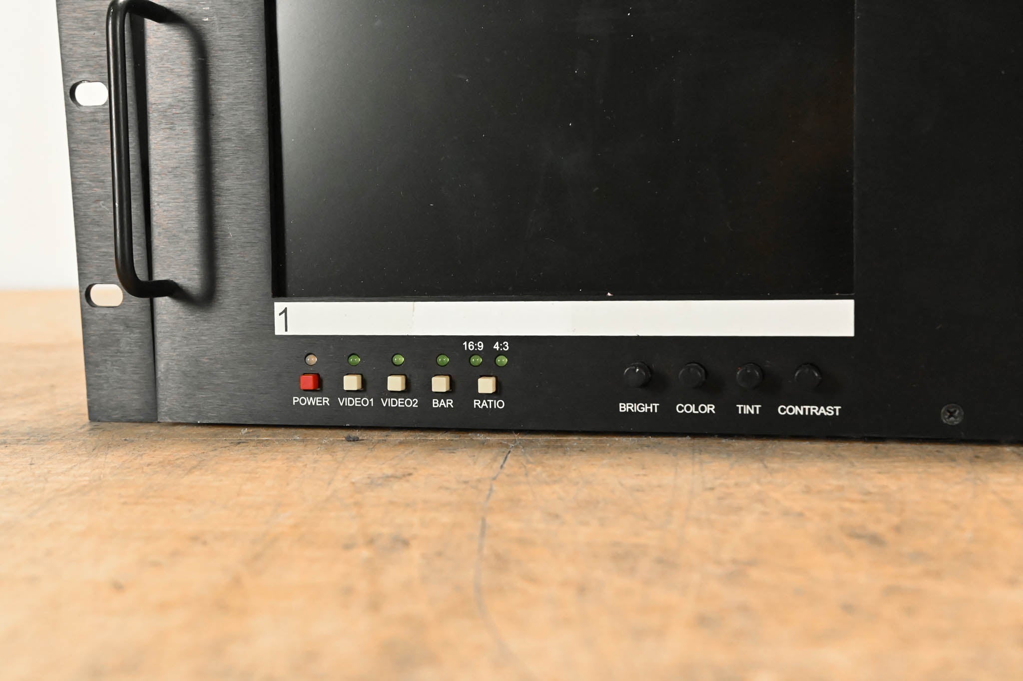 Marshall V-R72DP-2C Dual 7" Rackmount LCD Monitors (NO POWER SUPPLY)