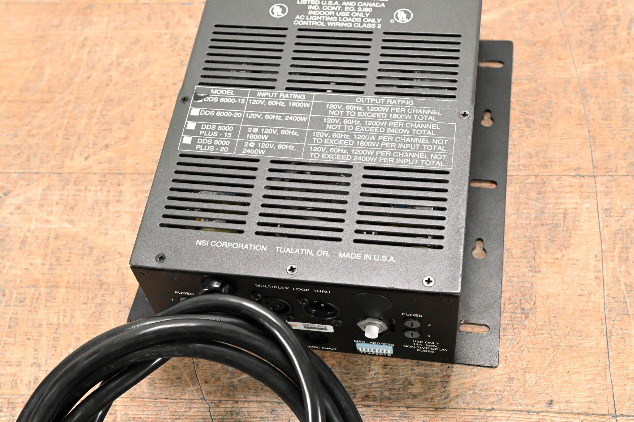 NSI DDS 6000 4-Channel Dimmer Pack