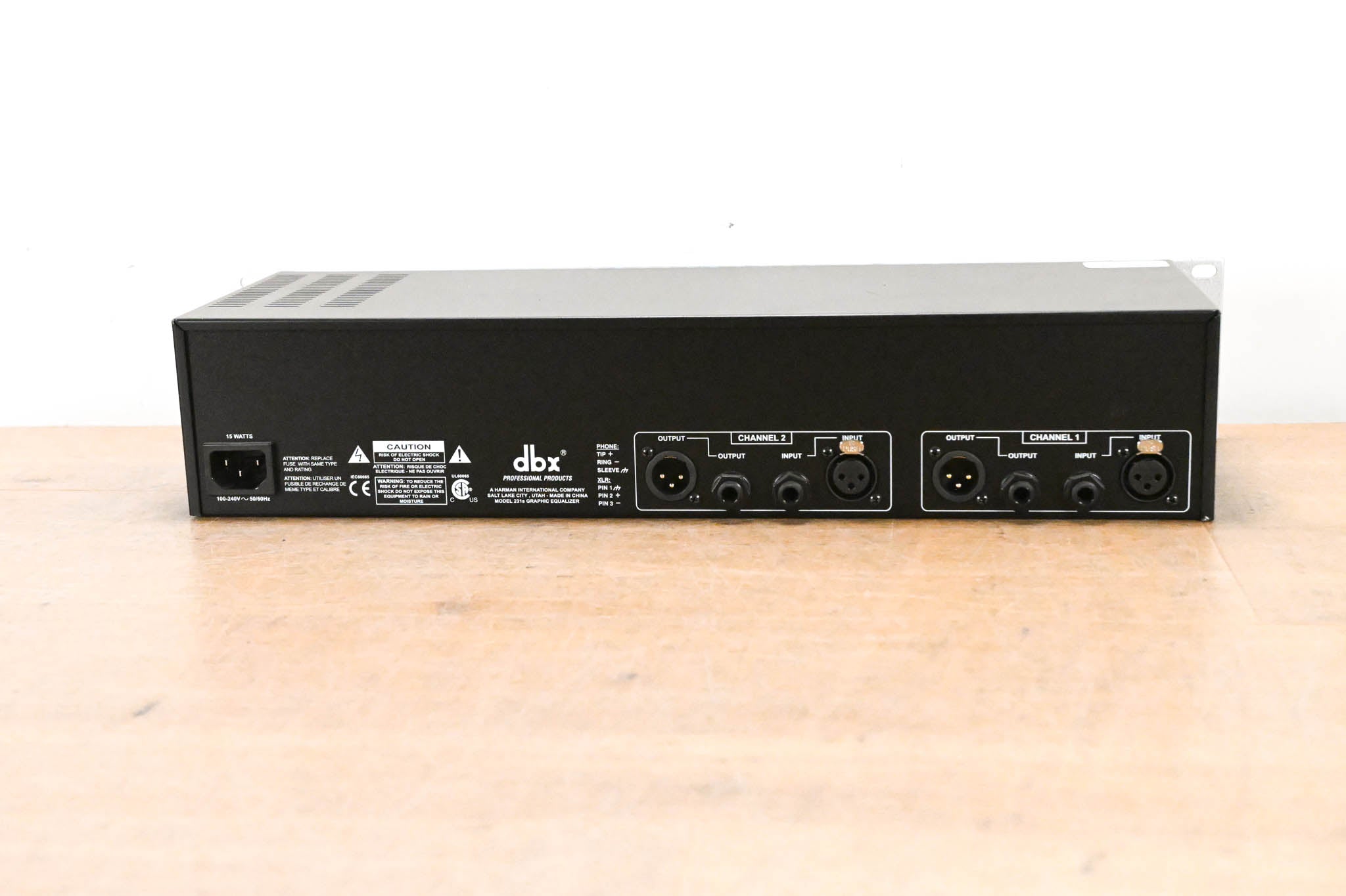 dbx 231s Two-Channel 31-Band Equalizer
