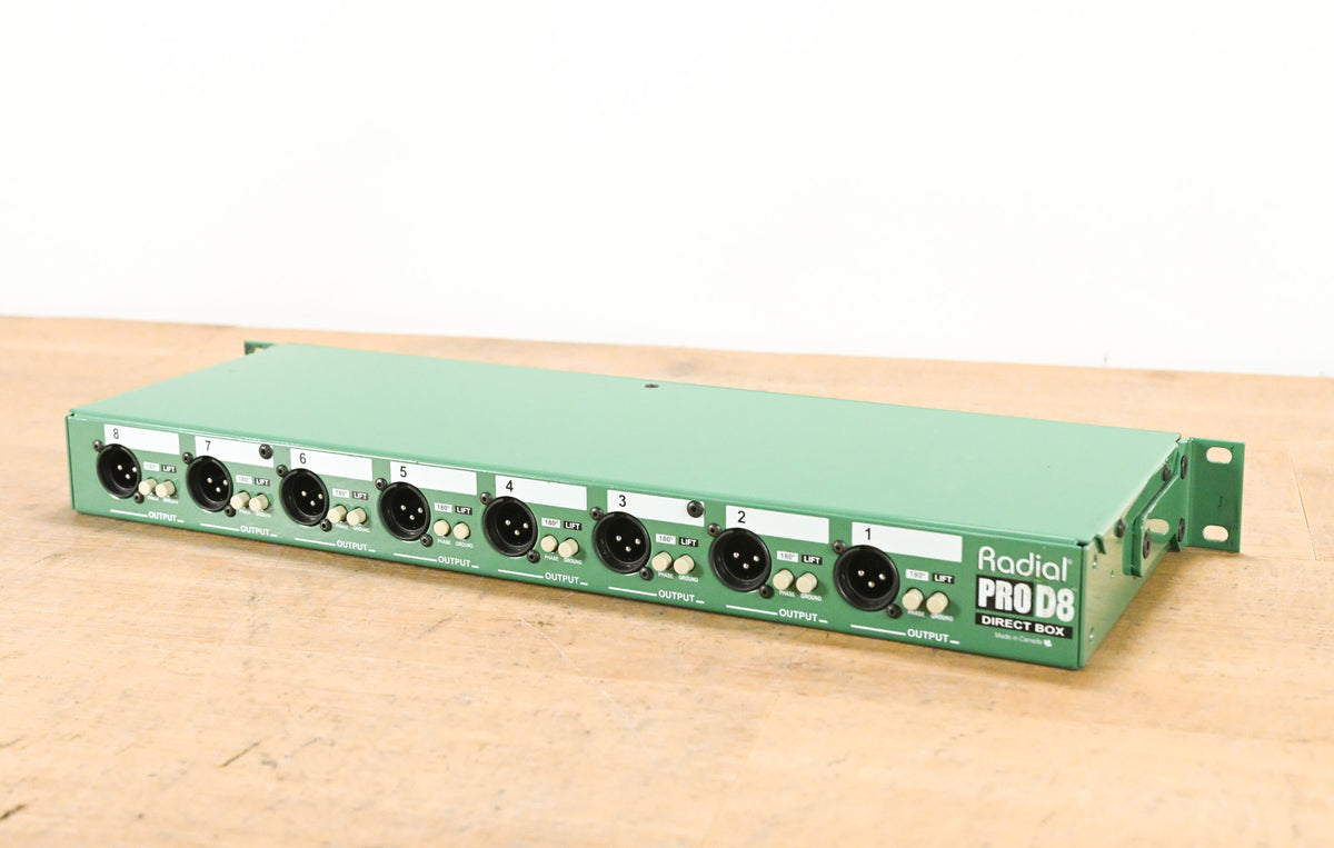 Radial Engineering ProD8 8-Channel Passive Instrument Direct Box