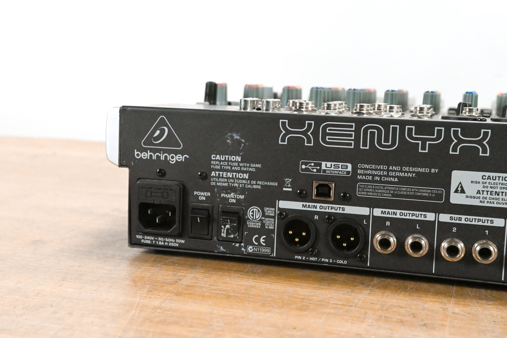 Behringer Xenyx X2222USB 22-Input 2/2-Bus Mixer with USB and Effects